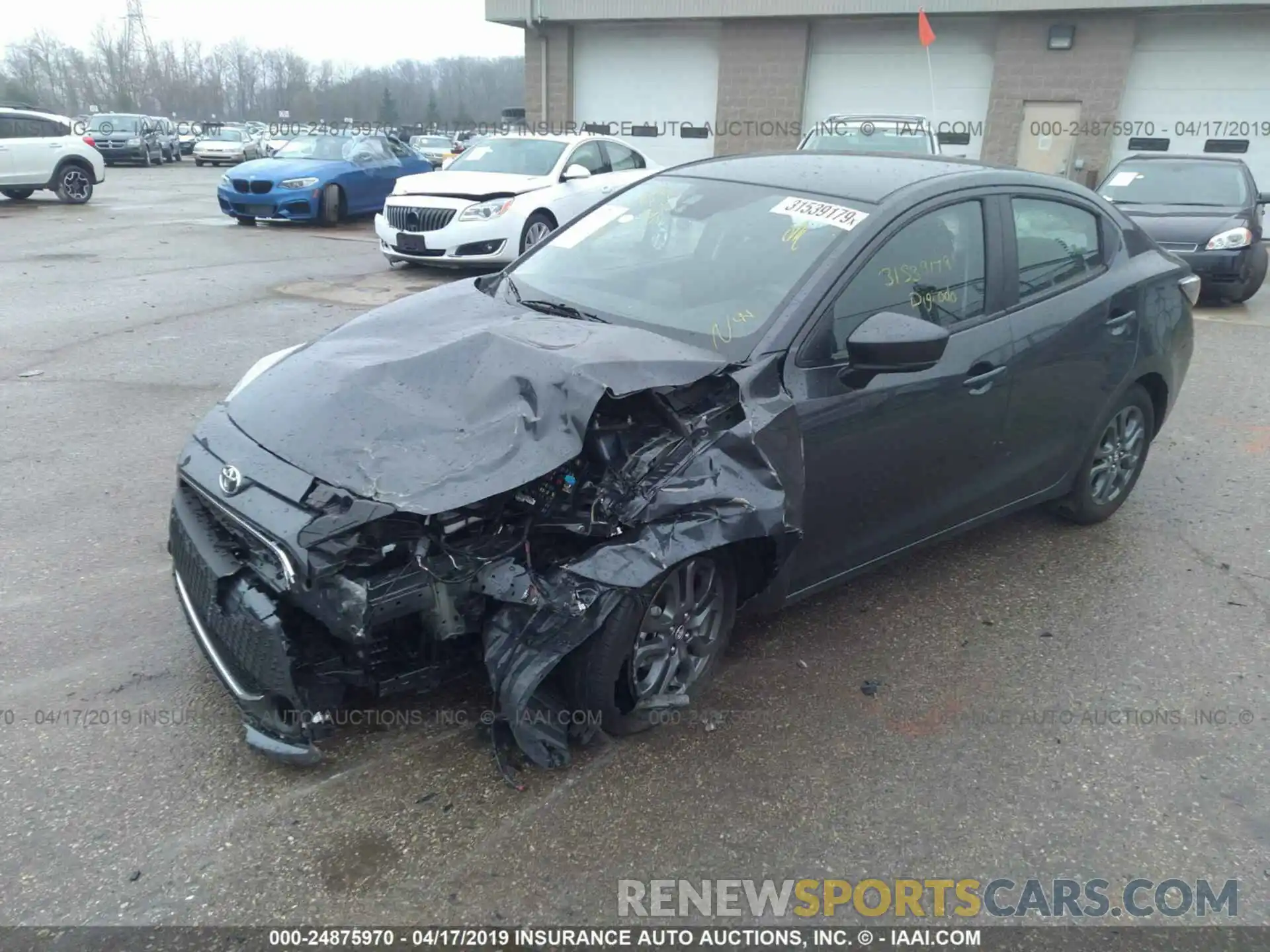 2 Photograph of a damaged car 3MYDLBYV2KY512387 TOYOTA YARIS 2019