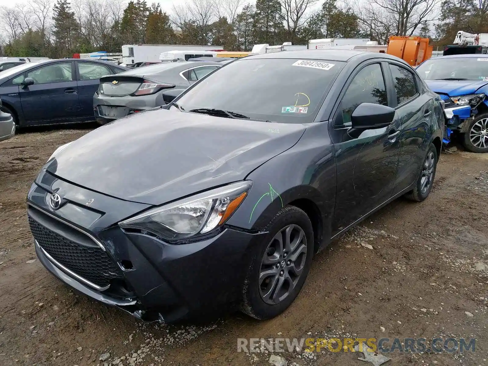 2 Photograph of a damaged car 3MYDLBYV2KY512521 TOYOTA YARIS 2019