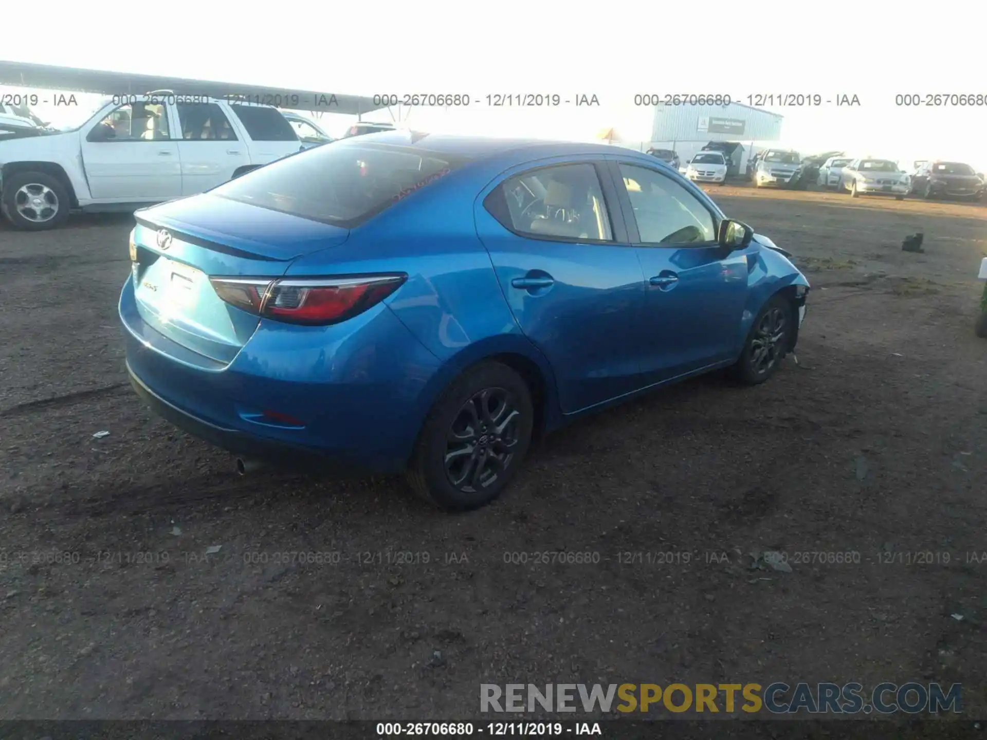 4 Фотография поврежденного автомобиля 3MYDLBYV2KY513264 TOYOTA YARIS 2019