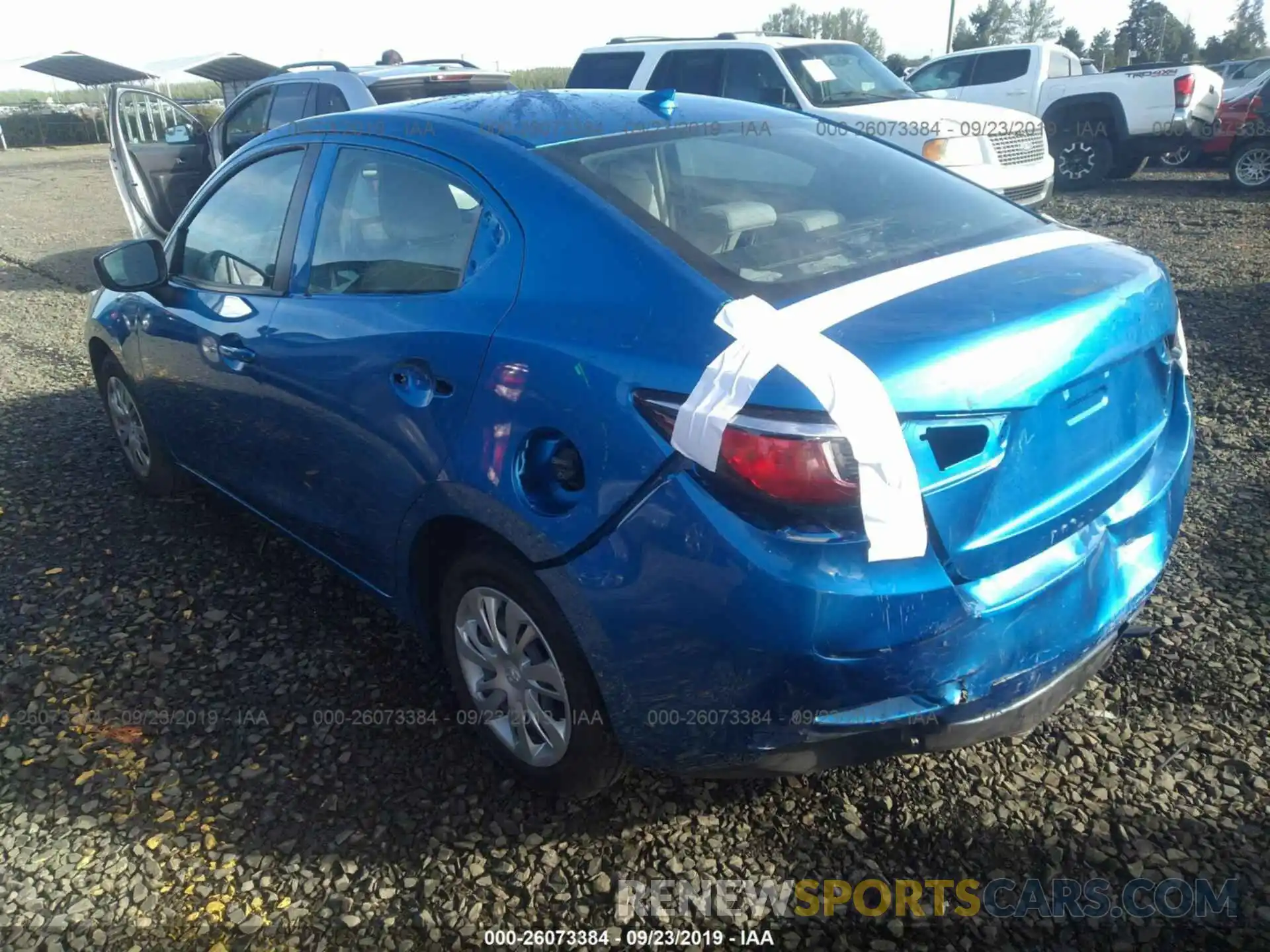 3 Photograph of a damaged car 3MYDLBYV2KY513491 TOYOTA YARIS 2019