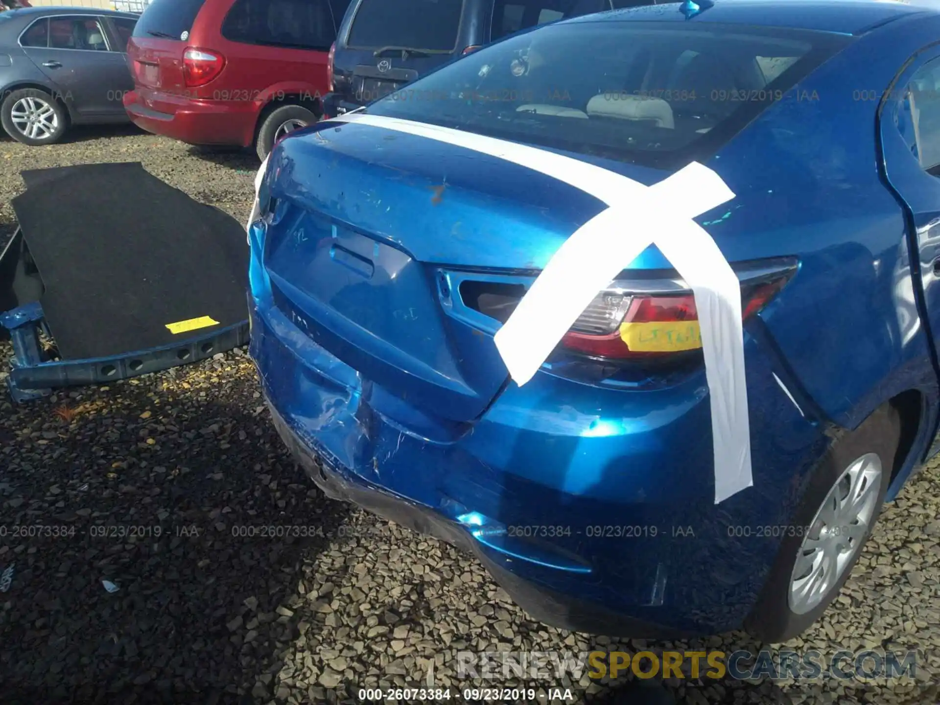 6 Photograph of a damaged car 3MYDLBYV2KY513491 TOYOTA YARIS 2019