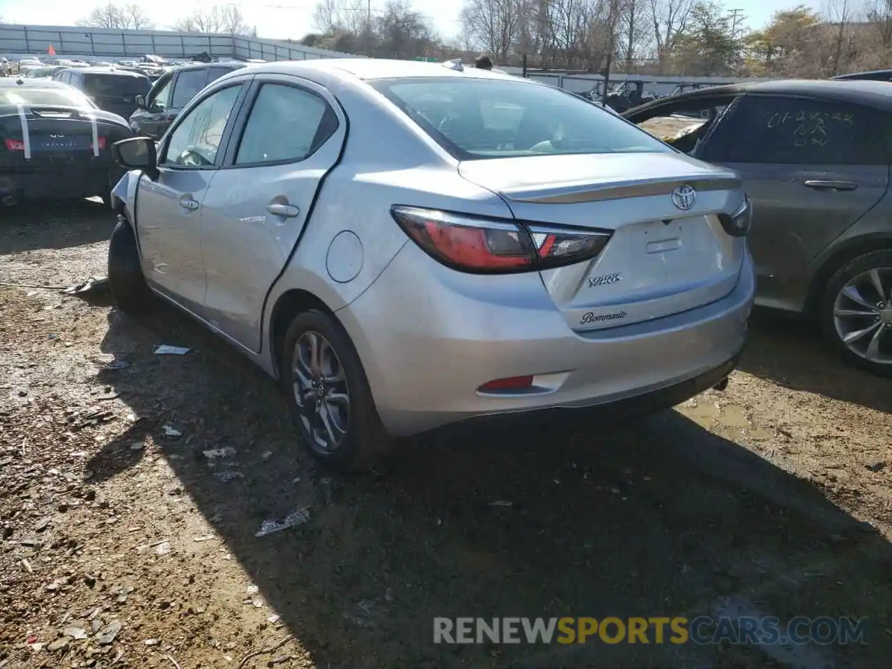 3 Photograph of a damaged car 3MYDLBYV2KY514284 TOYOTA YARIS 2019