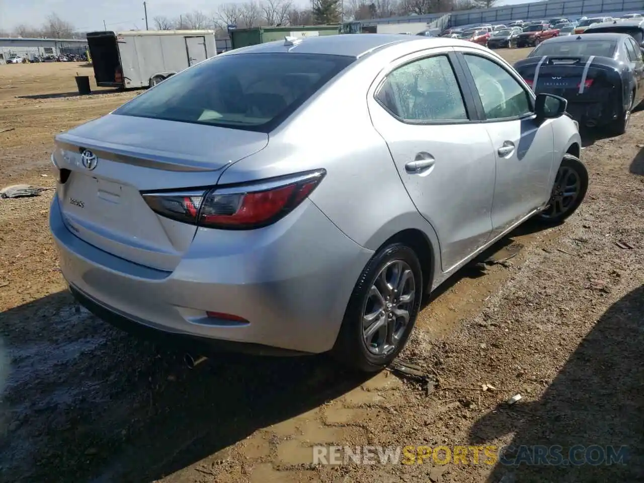 4 Photograph of a damaged car 3MYDLBYV2KY514284 TOYOTA YARIS 2019