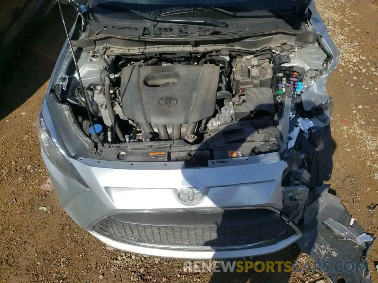 7 Photograph of a damaged car 3MYDLBYV2KY514284 TOYOTA YARIS 2019