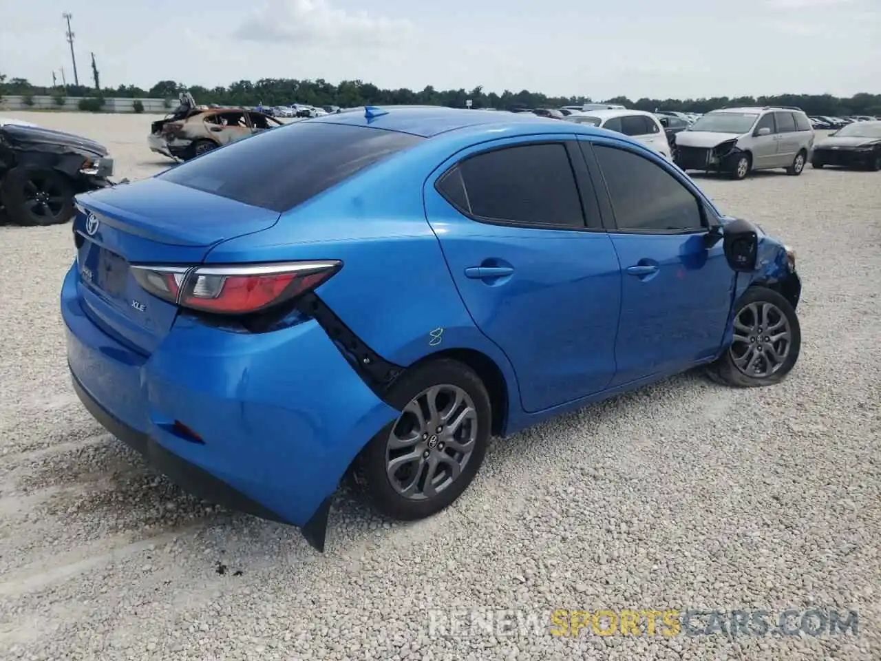 4 Photograph of a damaged car 3MYDLBYV2KY514348 TOYOTA YARIS 2019