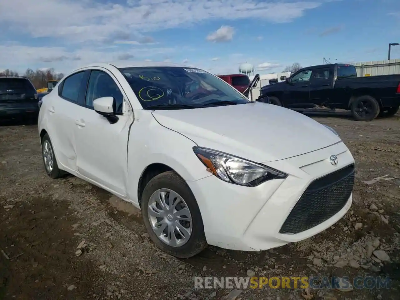 1 Photograph of a damaged car 3MYDLBYV2KY514561 TOYOTA YARIS 2019