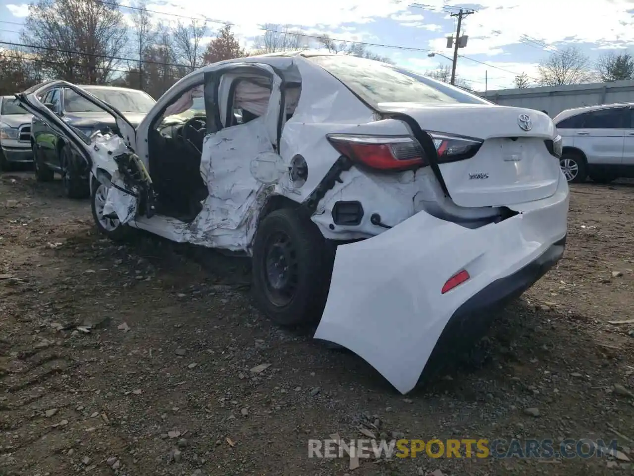 3 Photograph of a damaged car 3MYDLBYV2KY514561 TOYOTA YARIS 2019