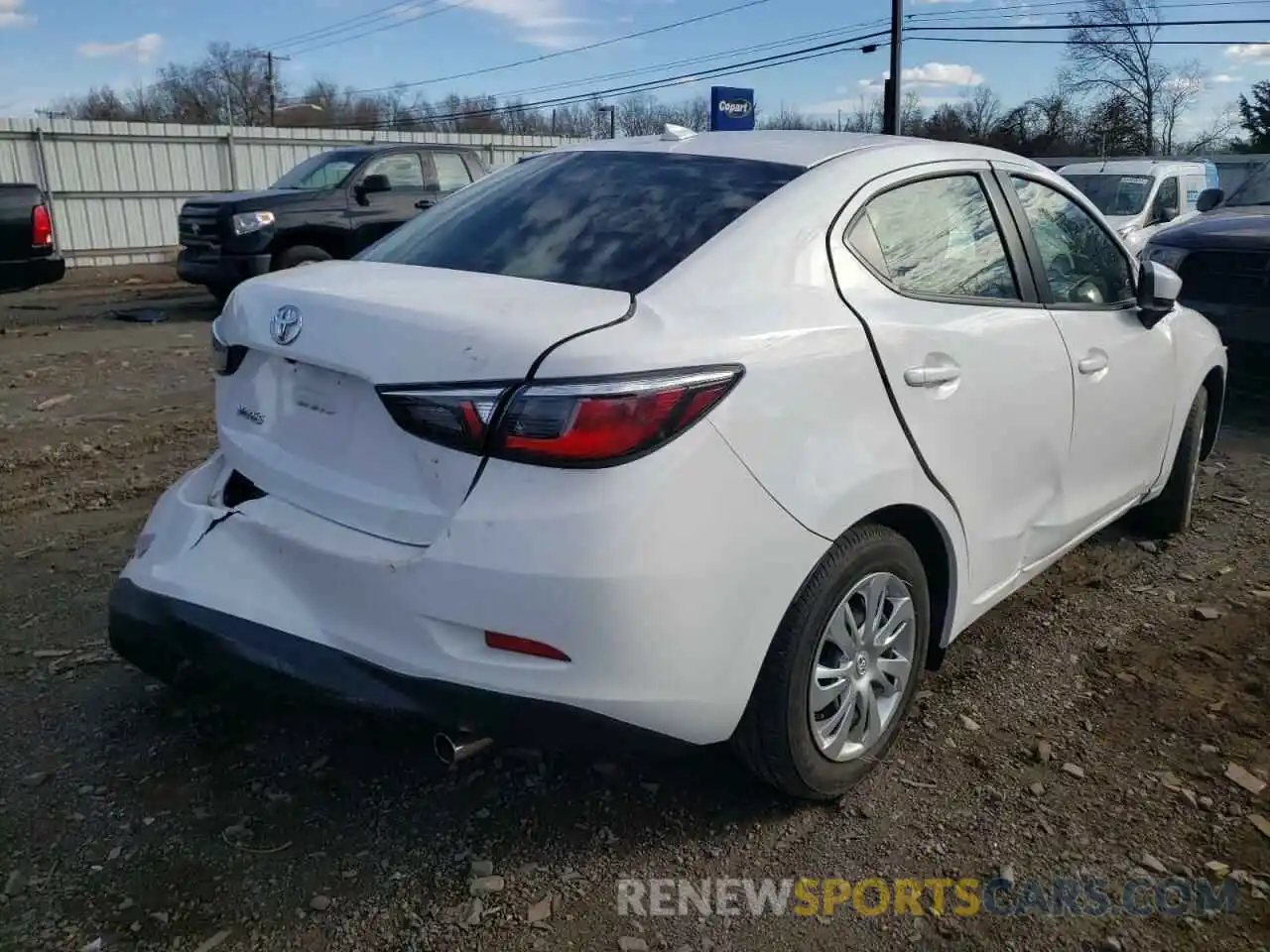 4 Photograph of a damaged car 3MYDLBYV2KY514561 TOYOTA YARIS 2019