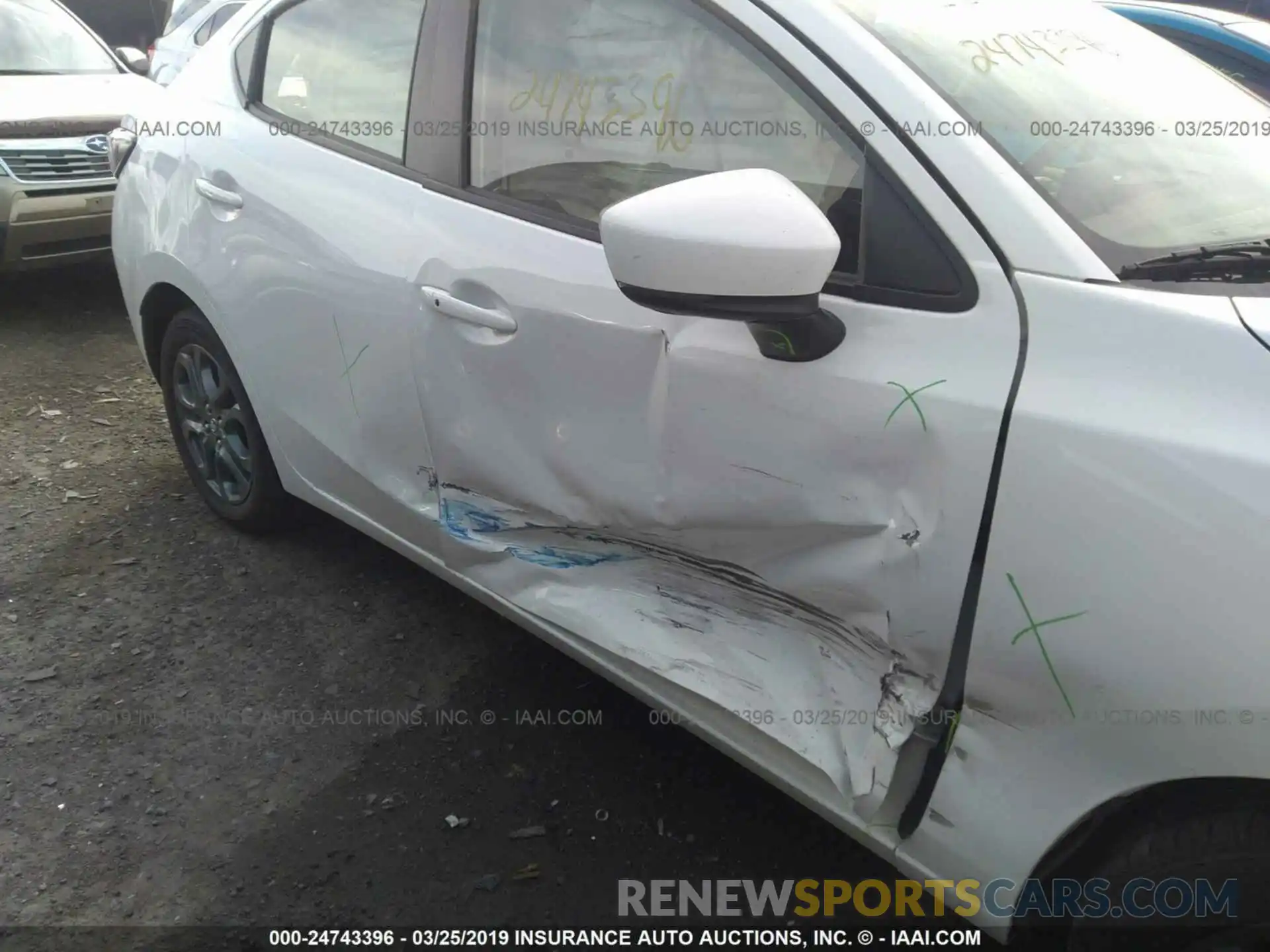 6 Photograph of a damaged car 3MYDLBYV2KY514639 TOYOTA YARIS 2019