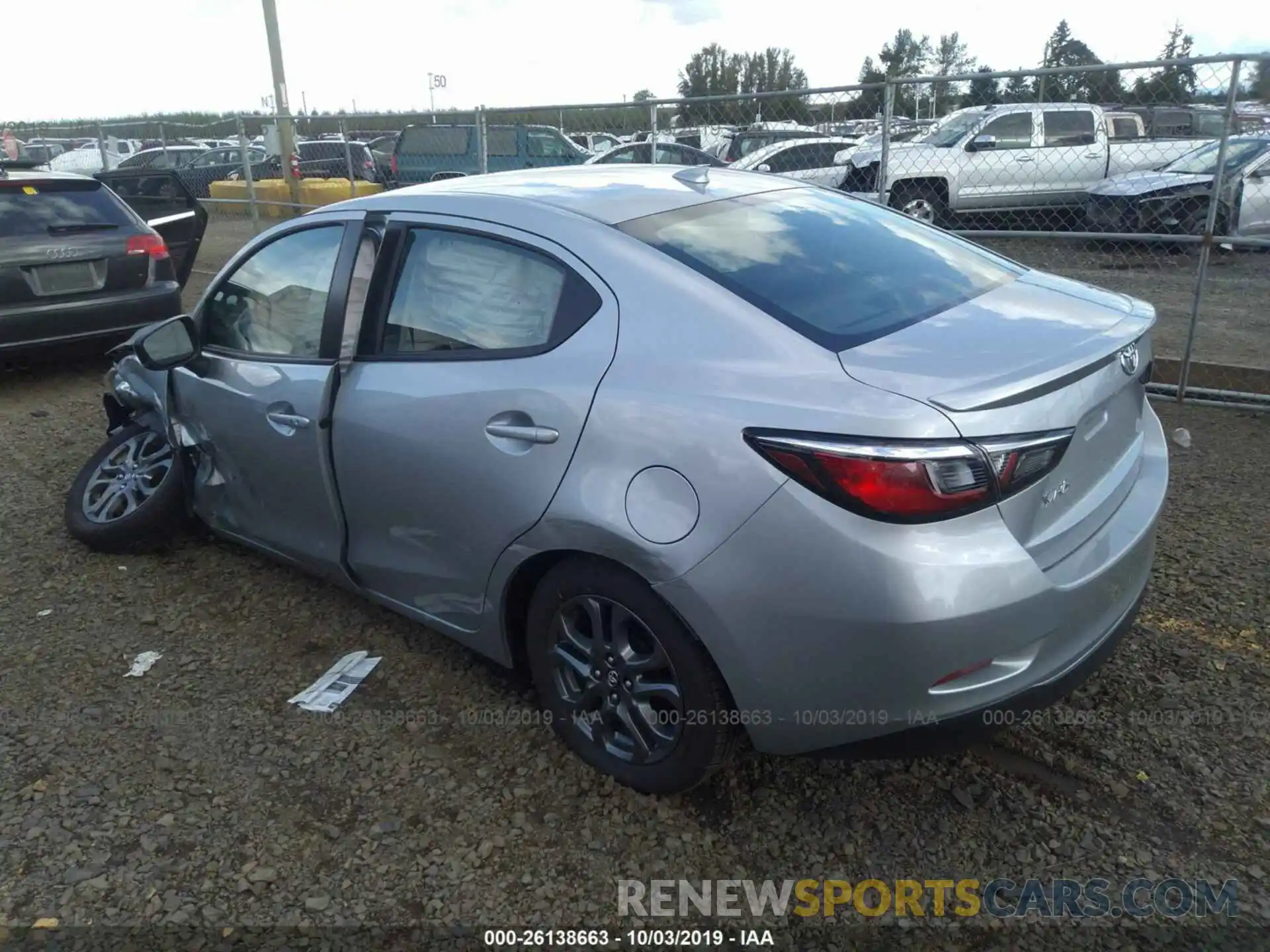 3 Photograph of a damaged car 3MYDLBYV2KY515452 TOYOTA YARIS 2019