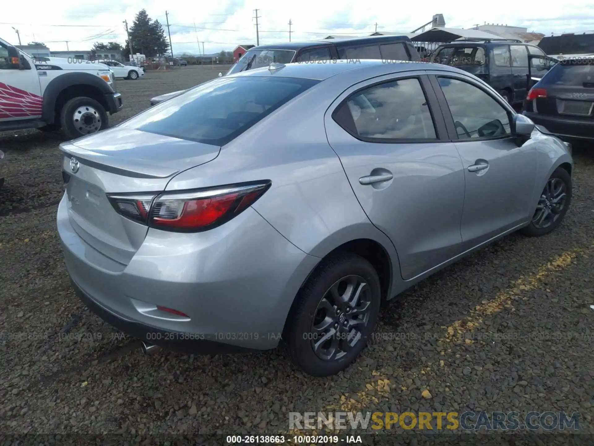 4 Photograph of a damaged car 3MYDLBYV2KY515452 TOYOTA YARIS 2019