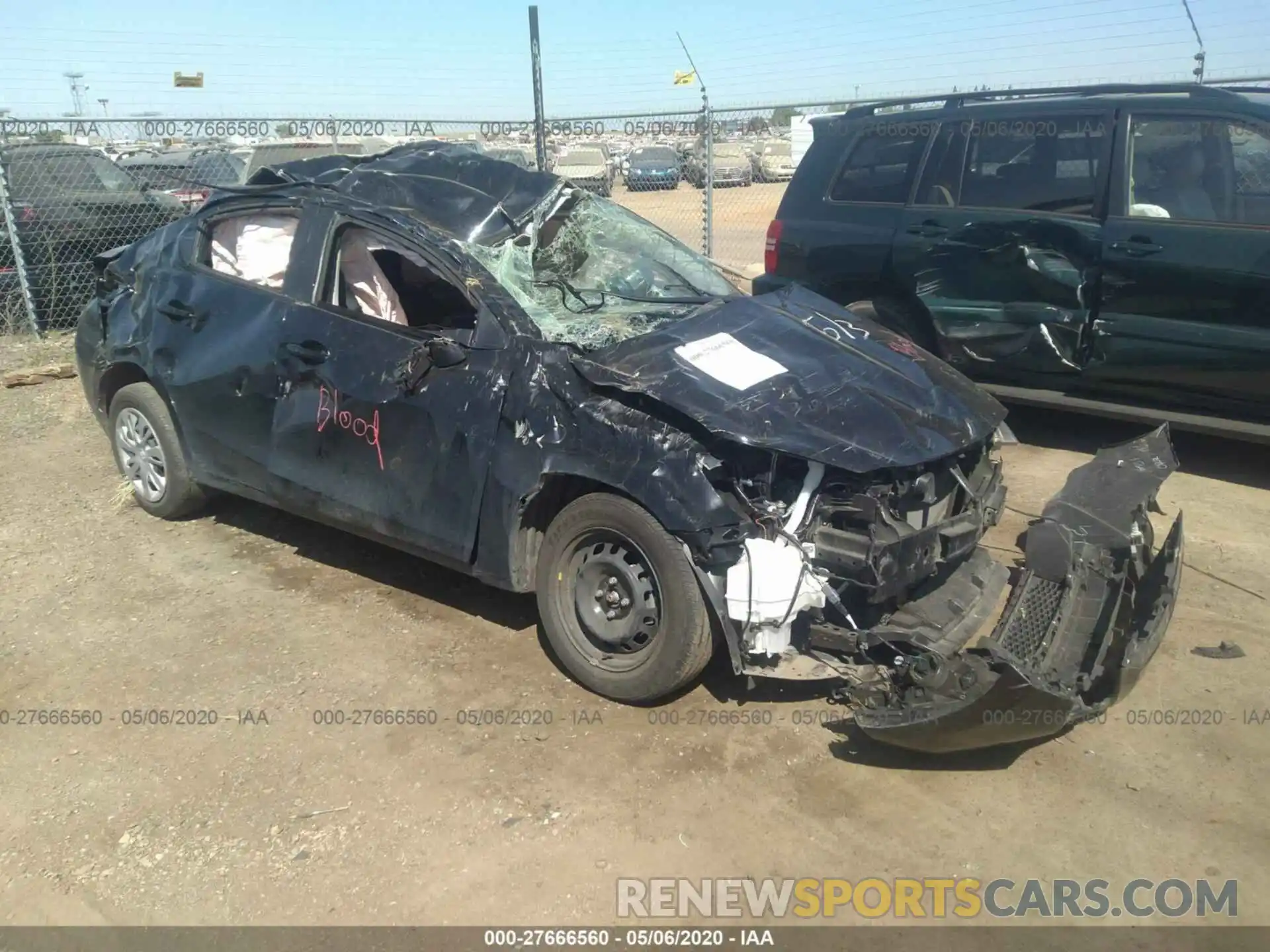 1 Photograph of a damaged car 3MYDLBYV2KY516035 TOYOTA YARIS 2019