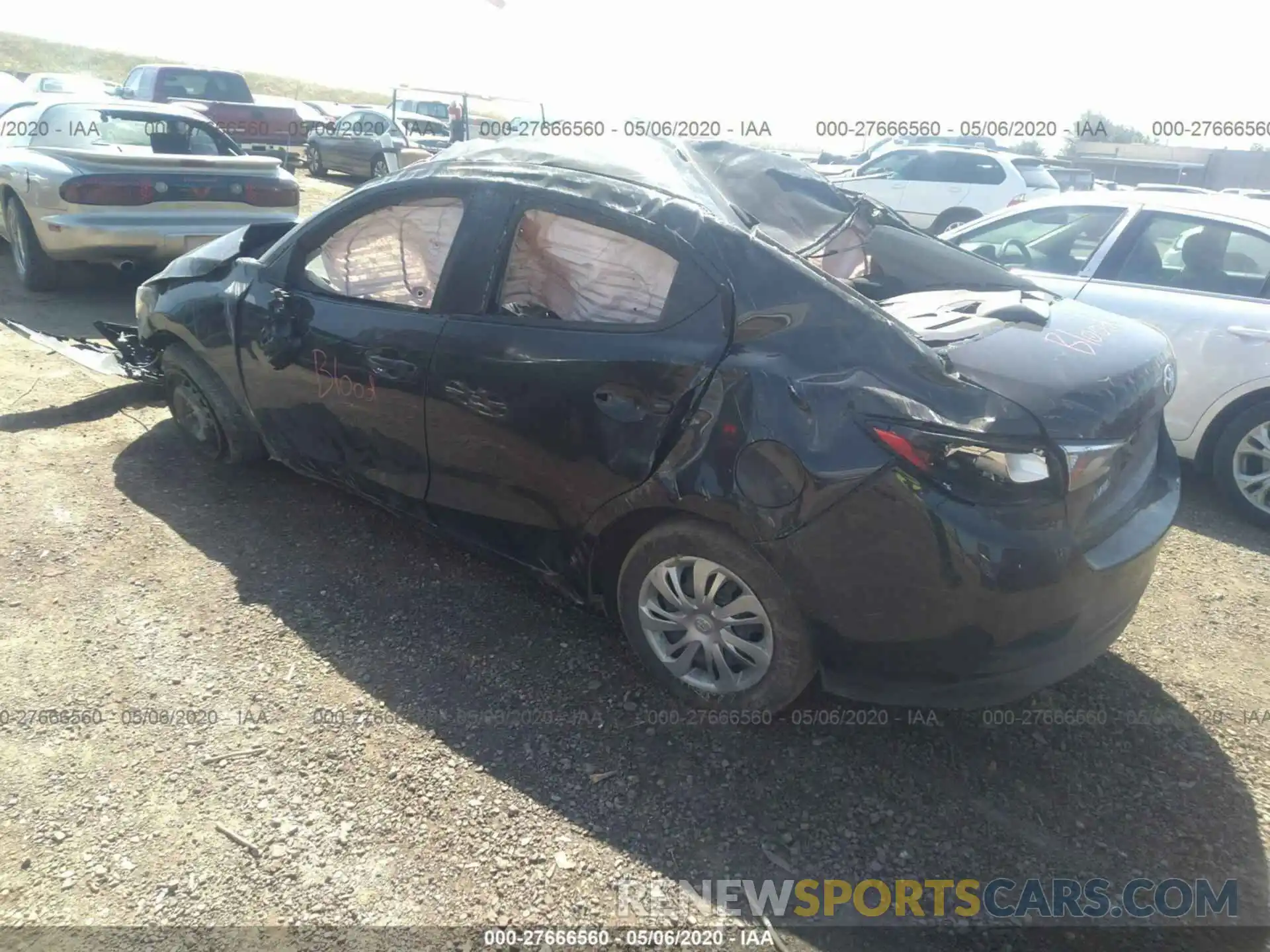 3 Photograph of a damaged car 3MYDLBYV2KY516035 TOYOTA YARIS 2019