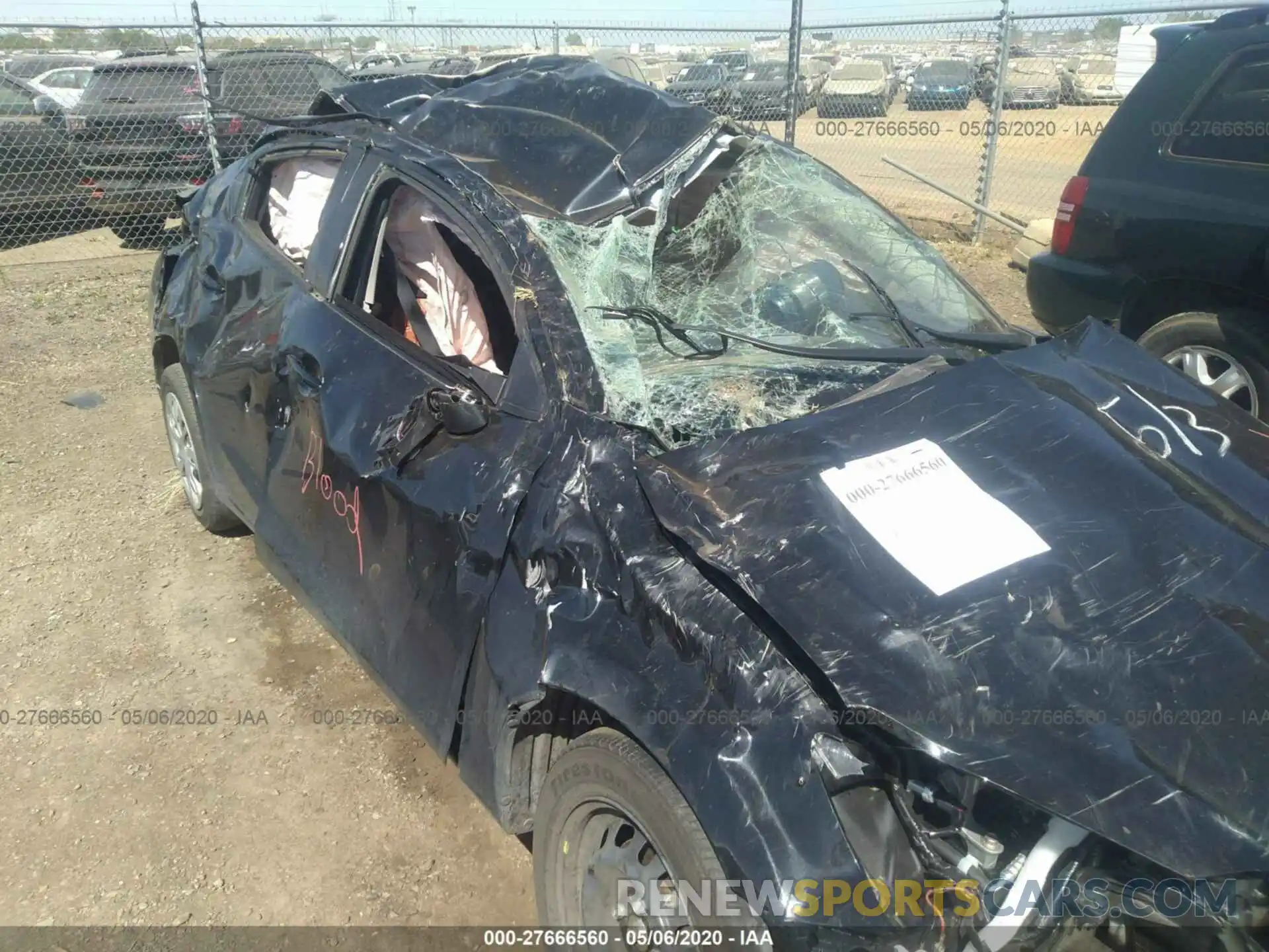 6 Photograph of a damaged car 3MYDLBYV2KY516035 TOYOTA YARIS 2019