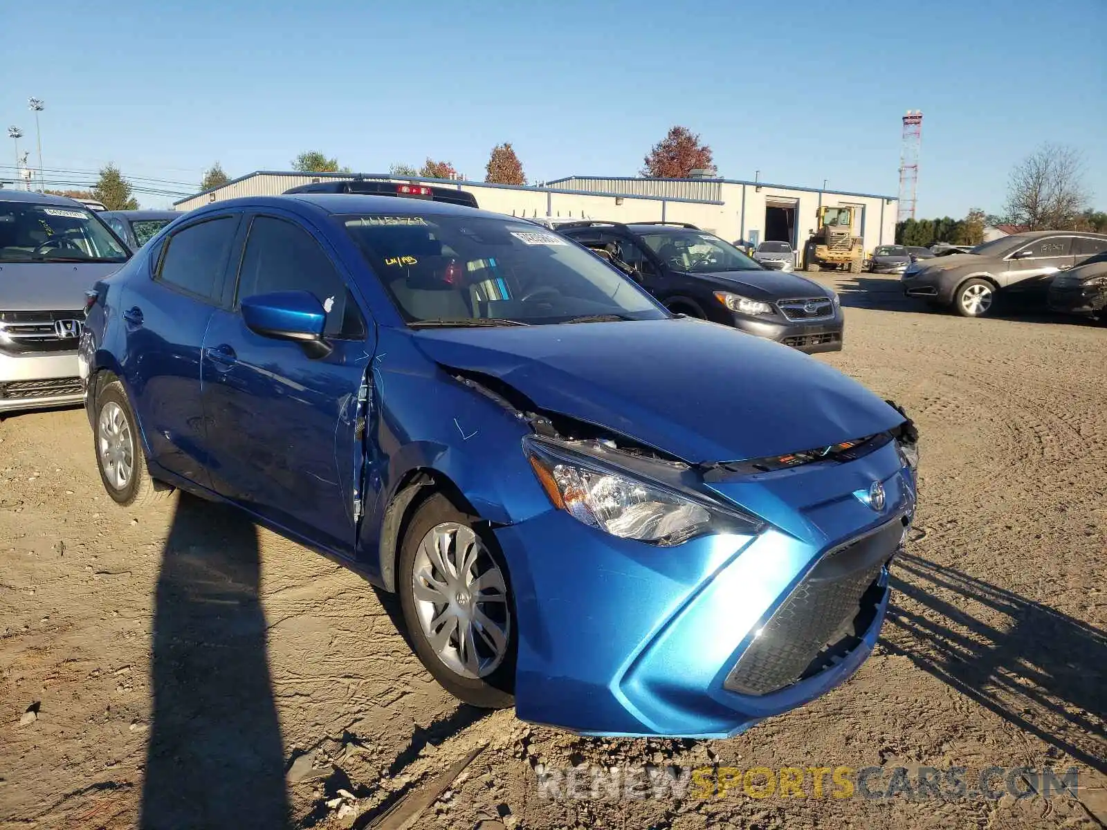 1 Photograph of a damaged car 3MYDLBYV2KY516696 TOYOTA YARIS 2019