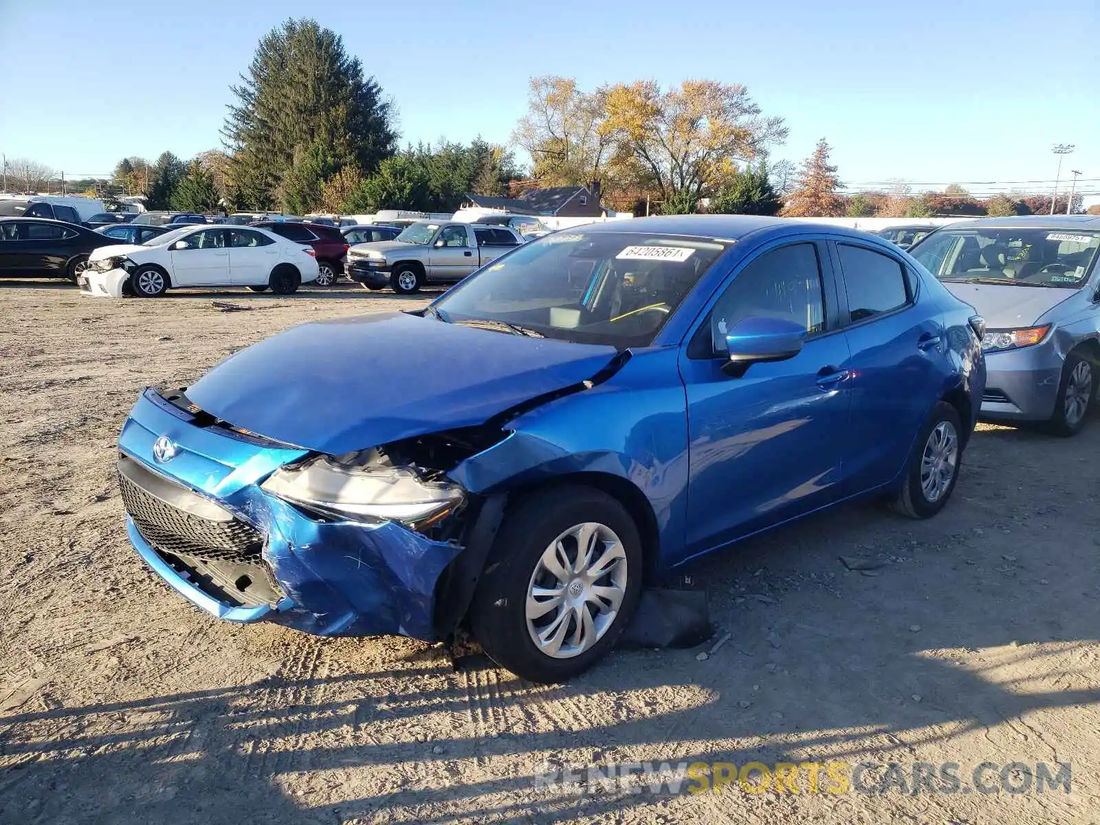 2 Photograph of a damaged car 3MYDLBYV2KY516696 TOYOTA YARIS 2019