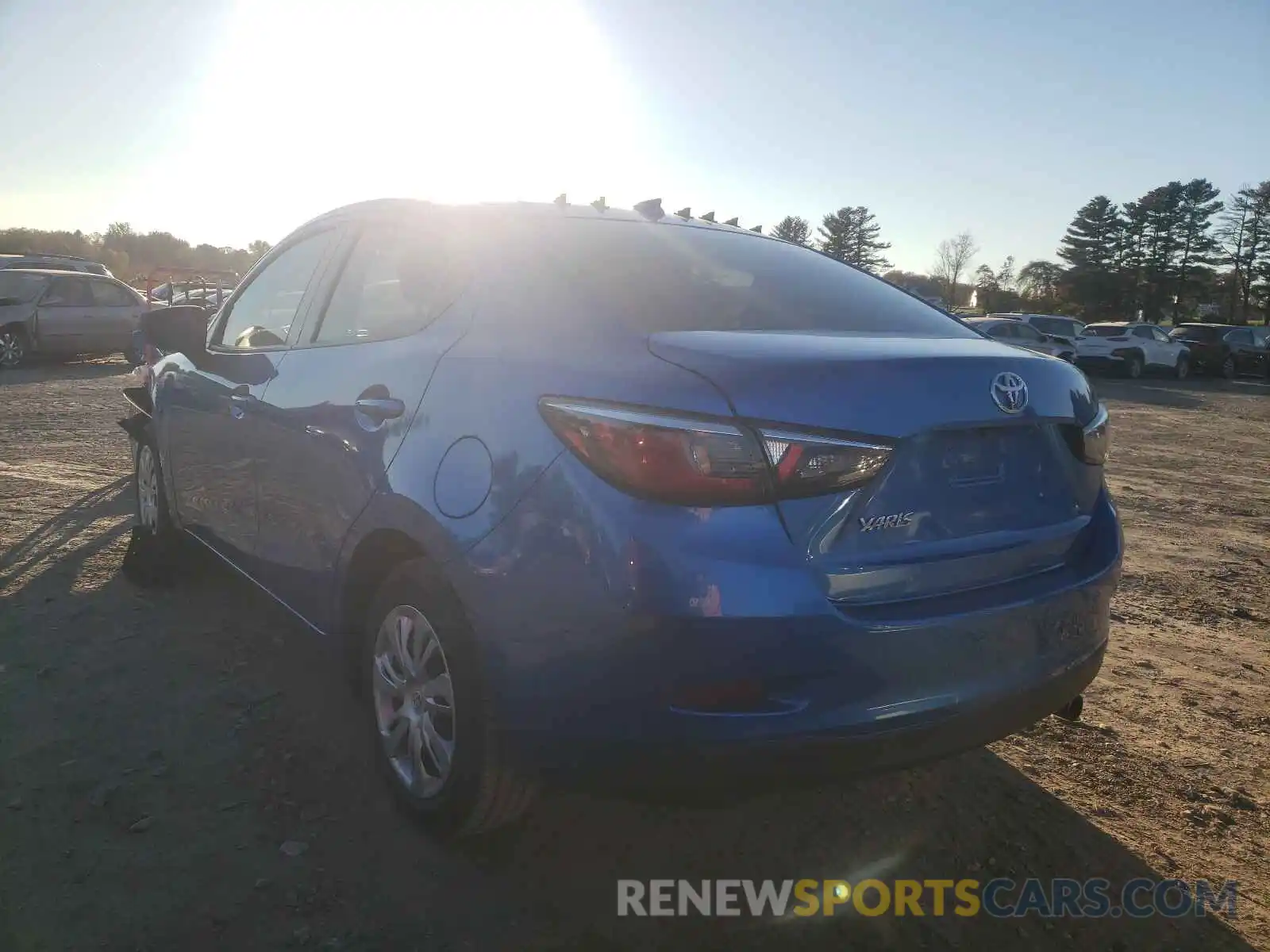 3 Photograph of a damaged car 3MYDLBYV2KY516696 TOYOTA YARIS 2019