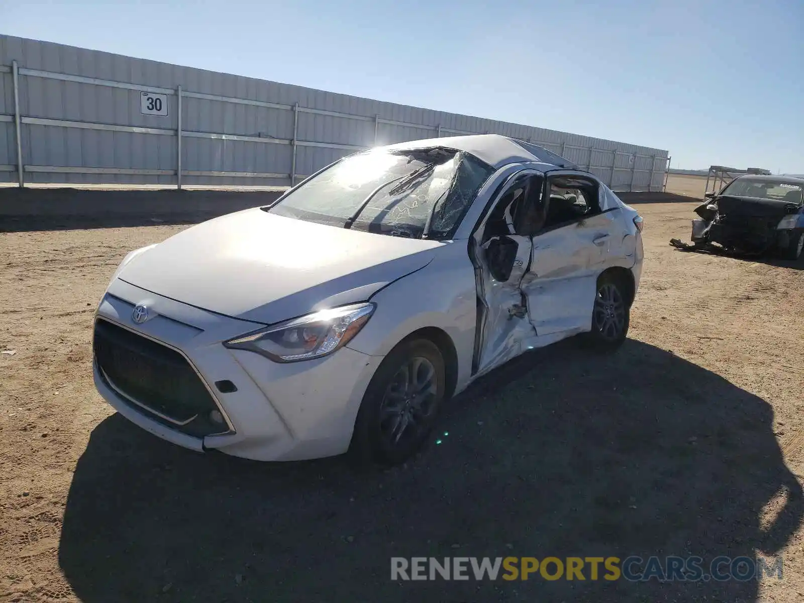 2 Photograph of a damaged car 3MYDLBYV2KY517217 TOYOTA YARIS 2019