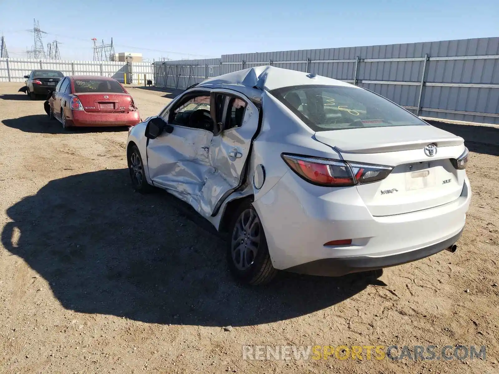 3 Photograph of a damaged car 3MYDLBYV2KY517217 TOYOTA YARIS 2019