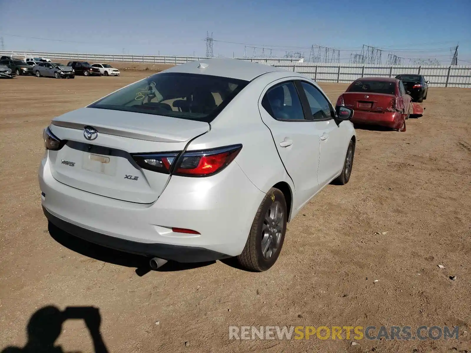 4 Photograph of a damaged car 3MYDLBYV2KY517217 TOYOTA YARIS 2019