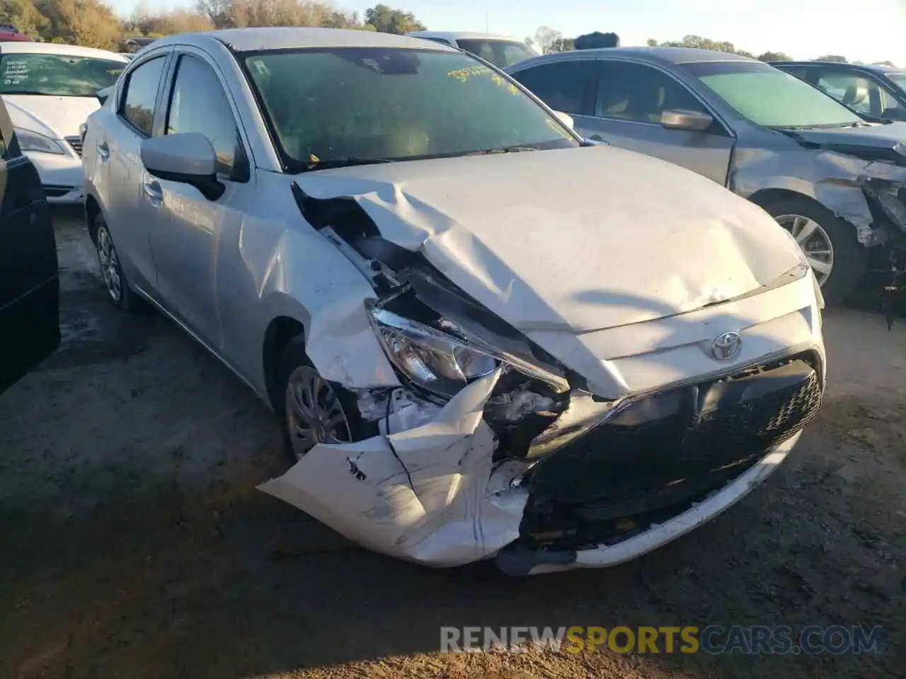 1 Photograph of a damaged car 3MYDLBYV2KY517458 TOYOTA YARIS 2019