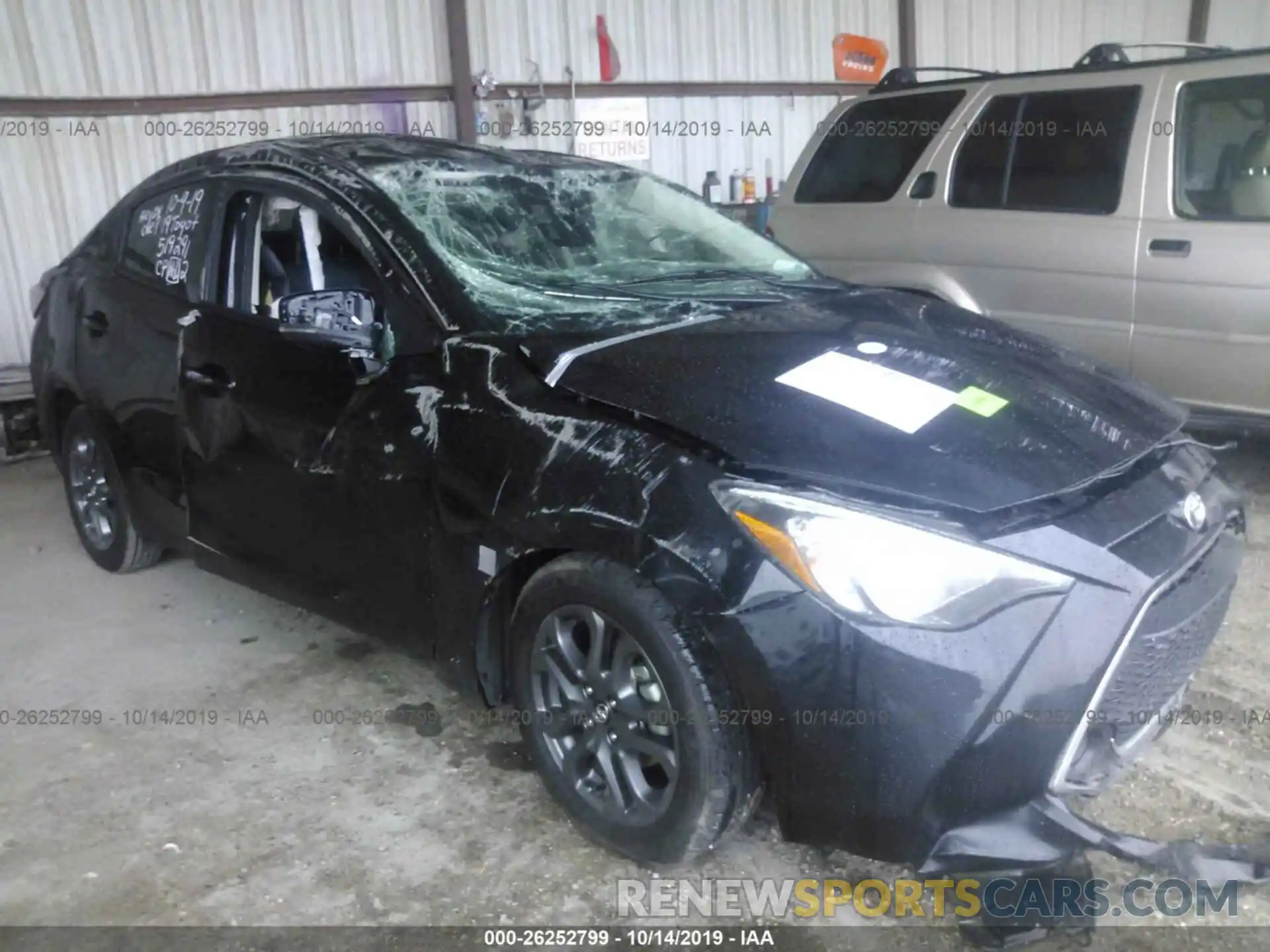 1 Photograph of a damaged car 3MYDLBYV2KY519291 TOYOTA YARIS 2019