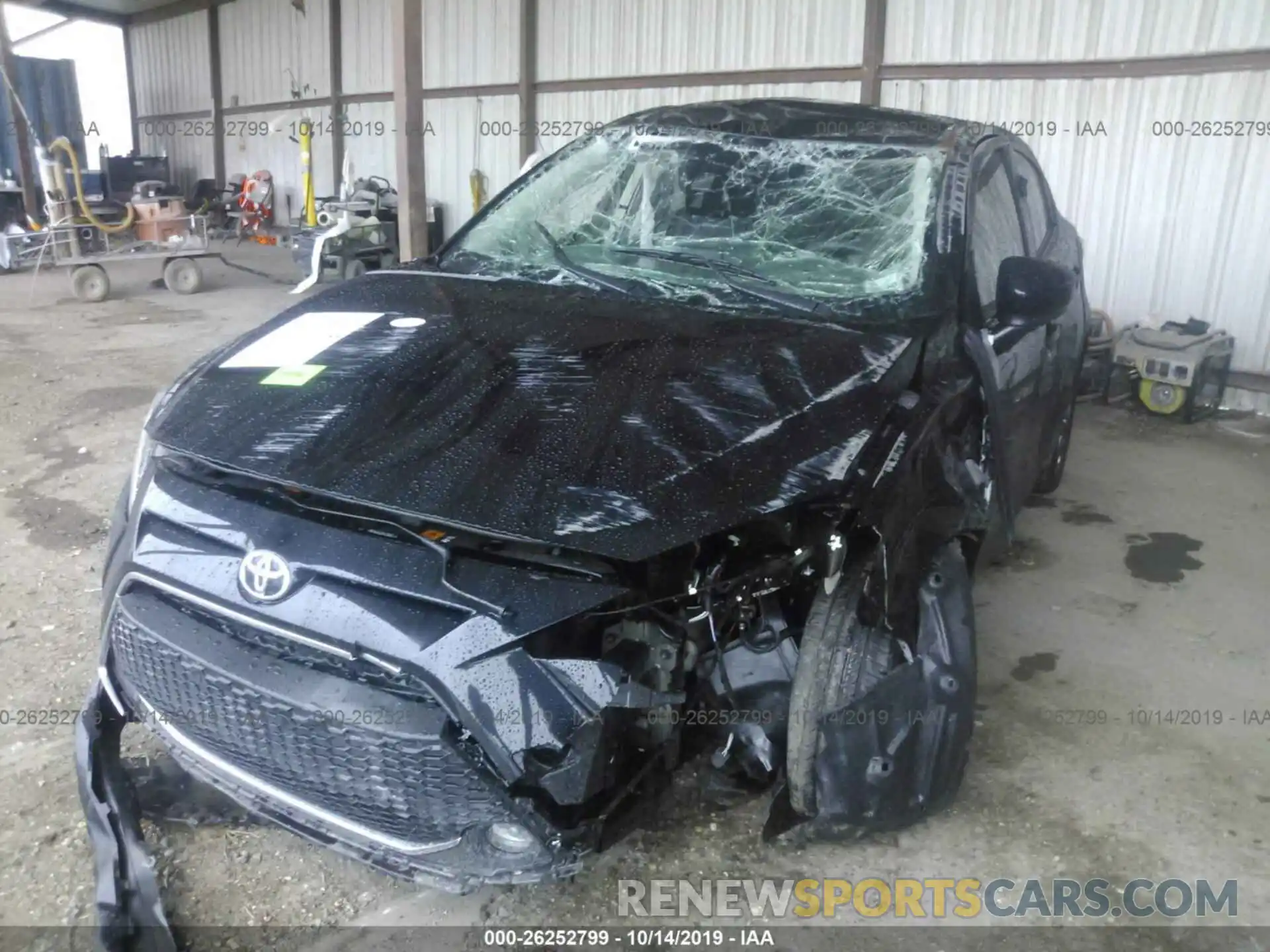 6 Photograph of a damaged car 3MYDLBYV2KY519291 TOYOTA YARIS 2019