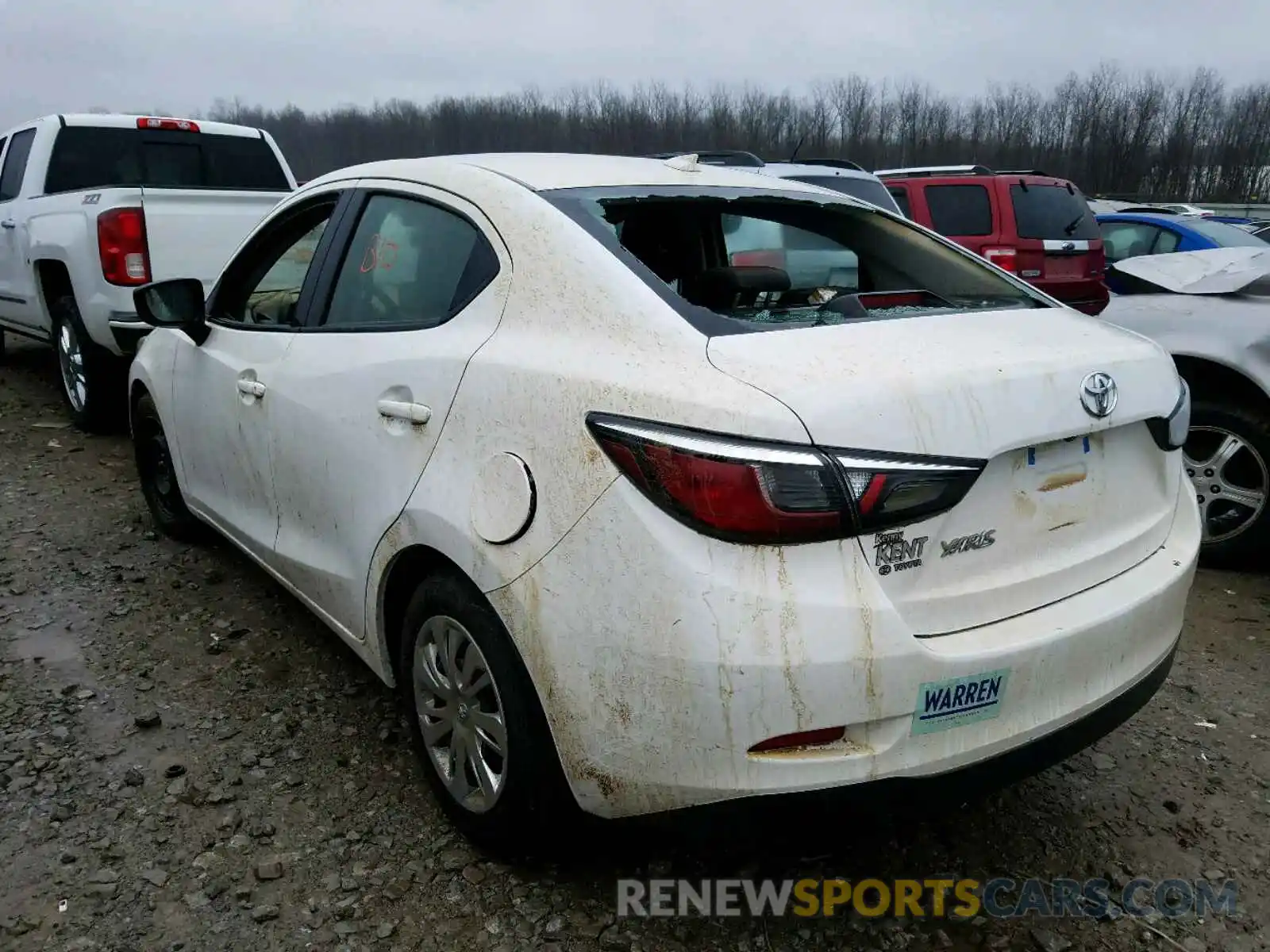 3 Photograph of a damaged car 3MYDLBYV2KY519629 TOYOTA YARIS 2019