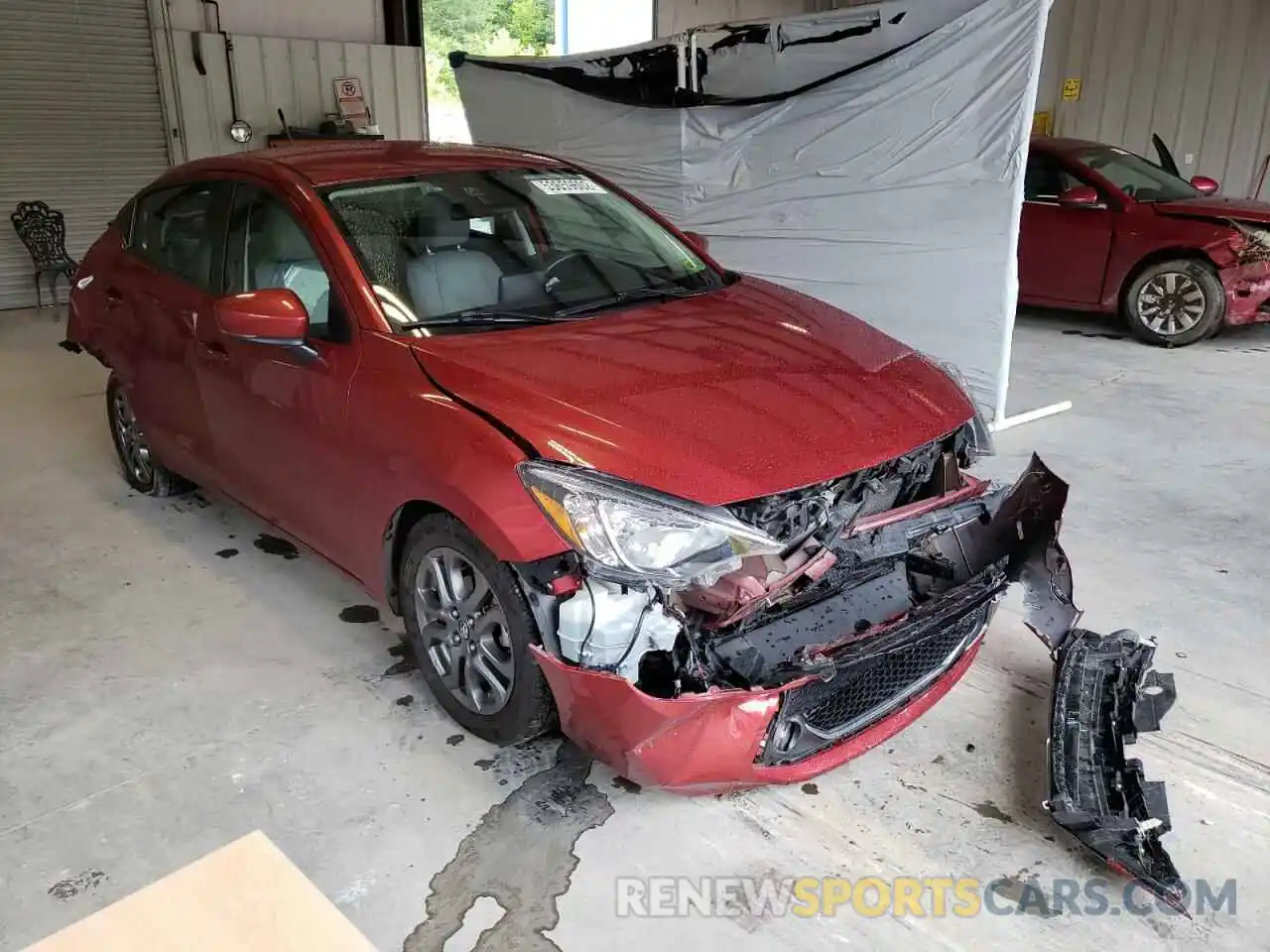 1 Photograph of a damaged car 3MYDLBYV2KY520084 TOYOTA YARIS 2019