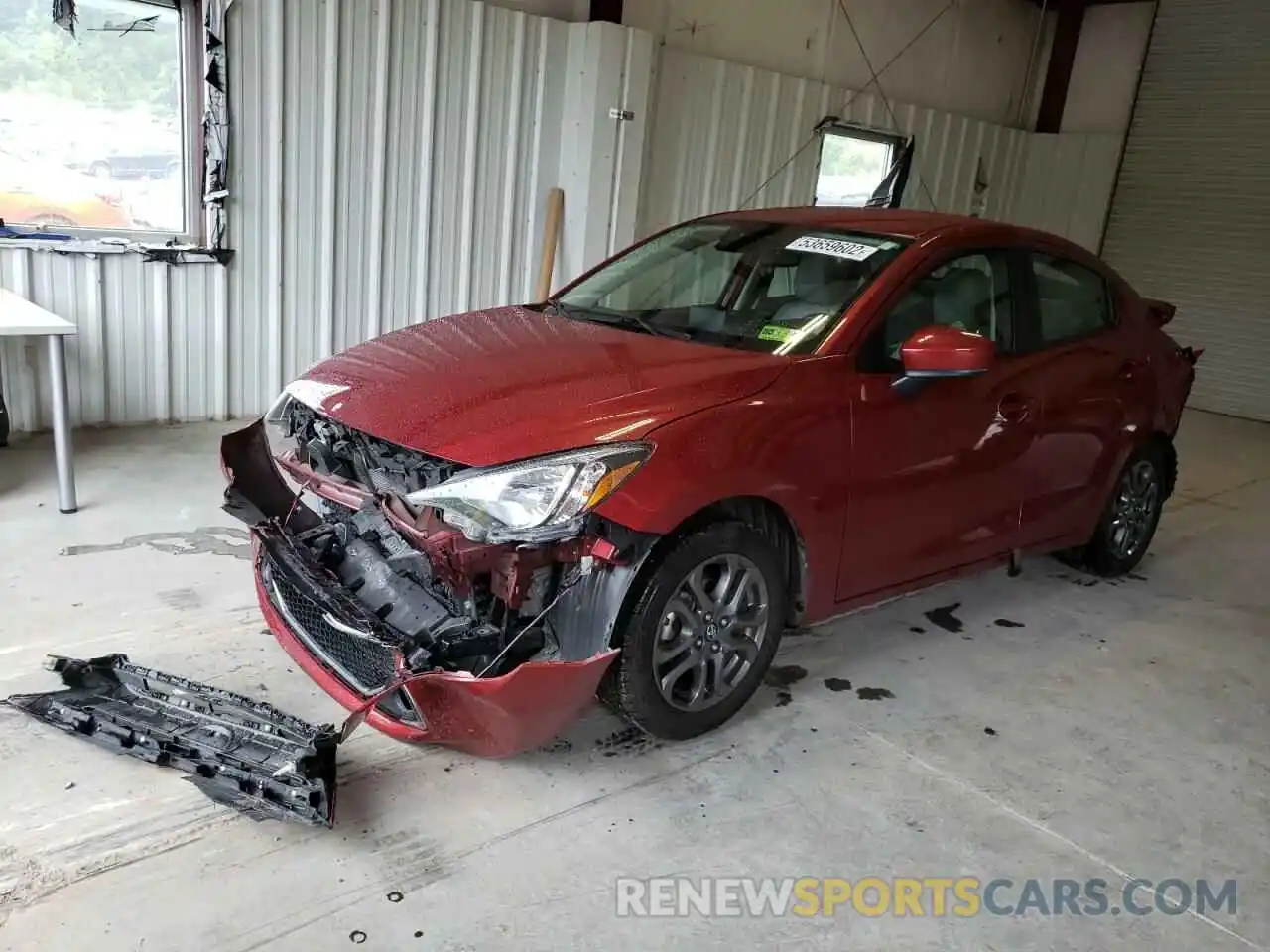 2 Photograph of a damaged car 3MYDLBYV2KY520084 TOYOTA YARIS 2019