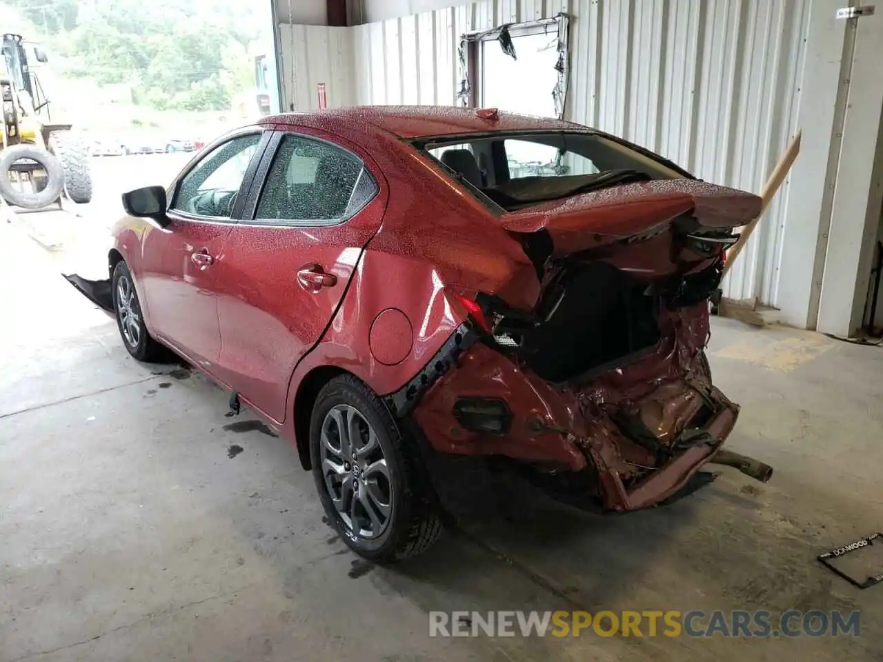 3 Photograph of a damaged car 3MYDLBYV2KY520084 TOYOTA YARIS 2019