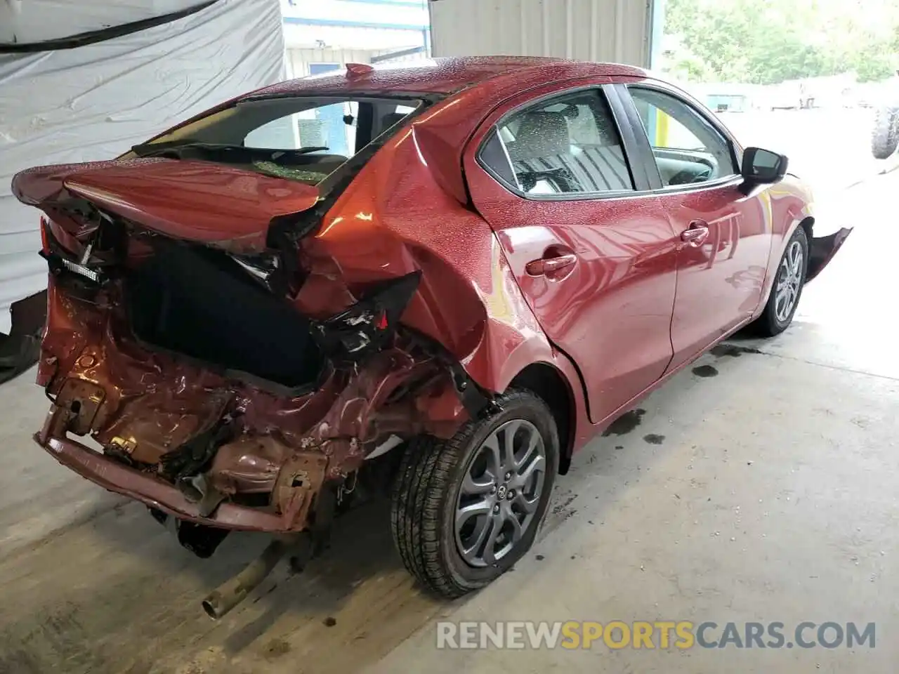 4 Photograph of a damaged car 3MYDLBYV2KY520084 TOYOTA YARIS 2019