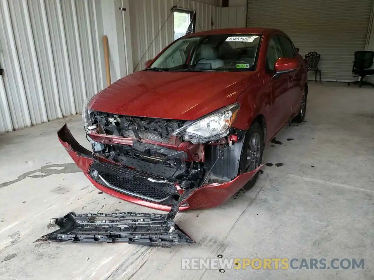 9 Photograph of a damaged car 3MYDLBYV2KY520084 TOYOTA YARIS 2019