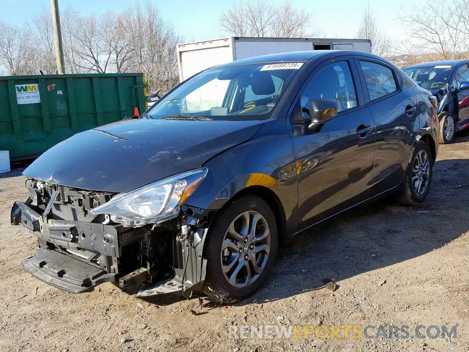 2 Photograph of a damaged car 3MYDLBYV2KY520179 TOYOTA YARIS 2019