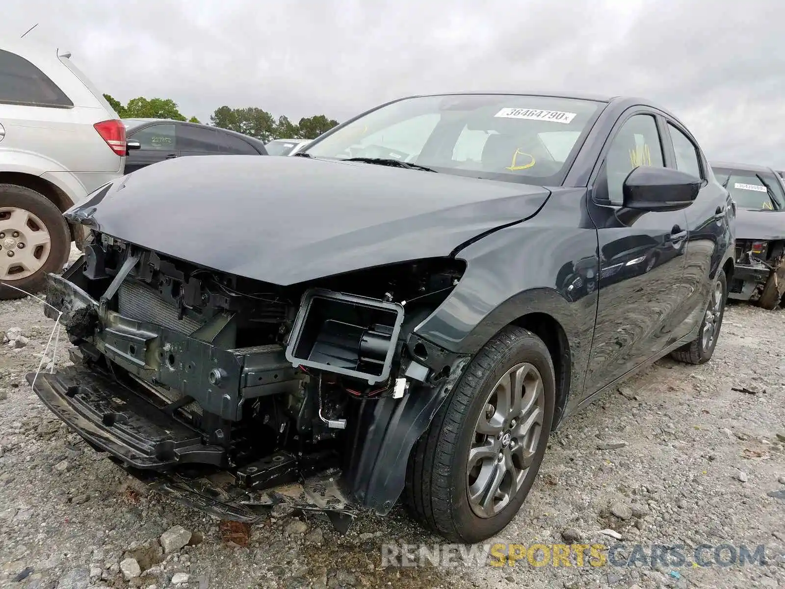 2 Photograph of a damaged car 3MYDLBYV2KY520246 TOYOTA YARIS 2019