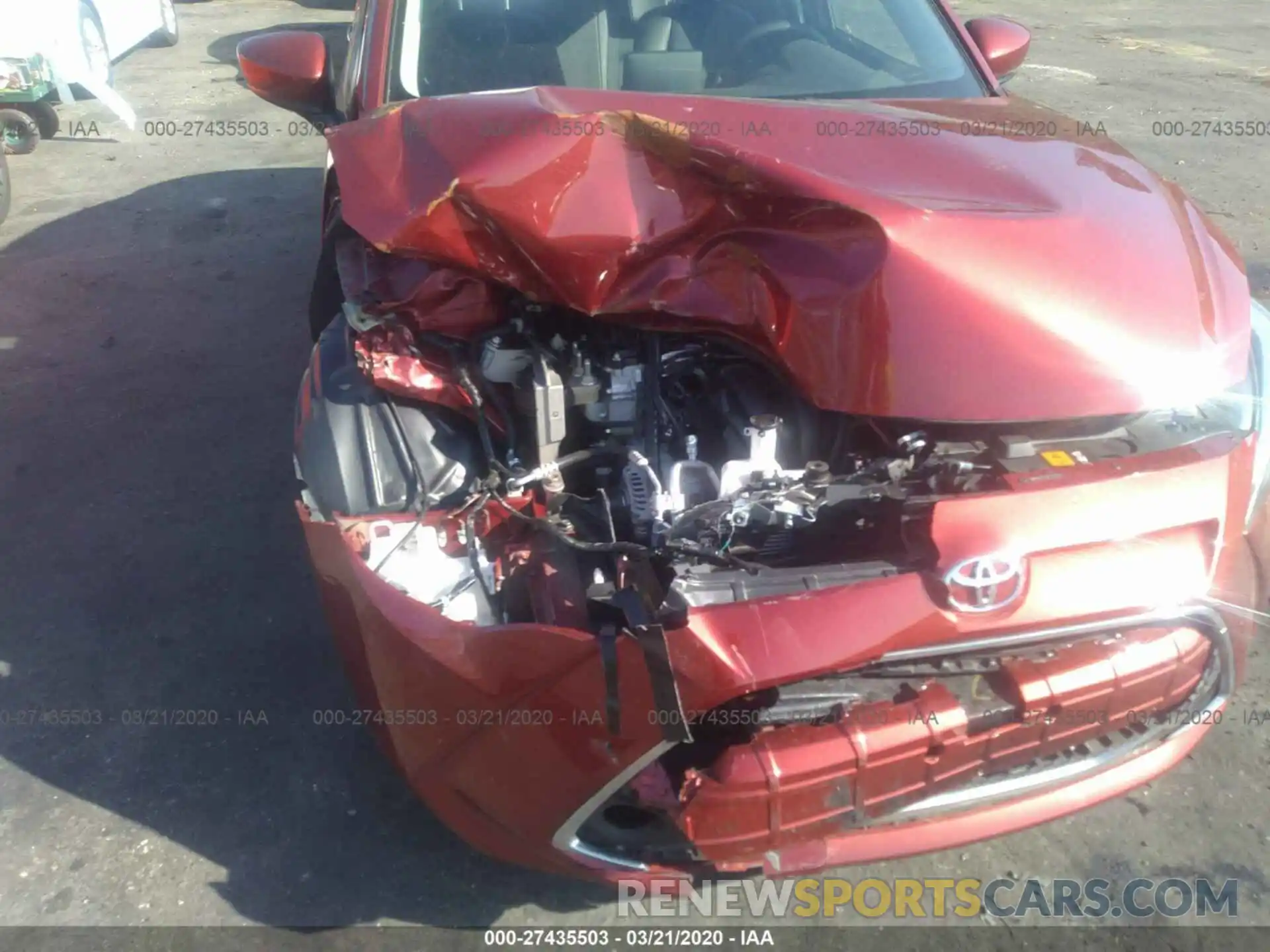 6 Photograph of a damaged car 3MYDLBYV2KY520411 TOYOTA YARIS 2019