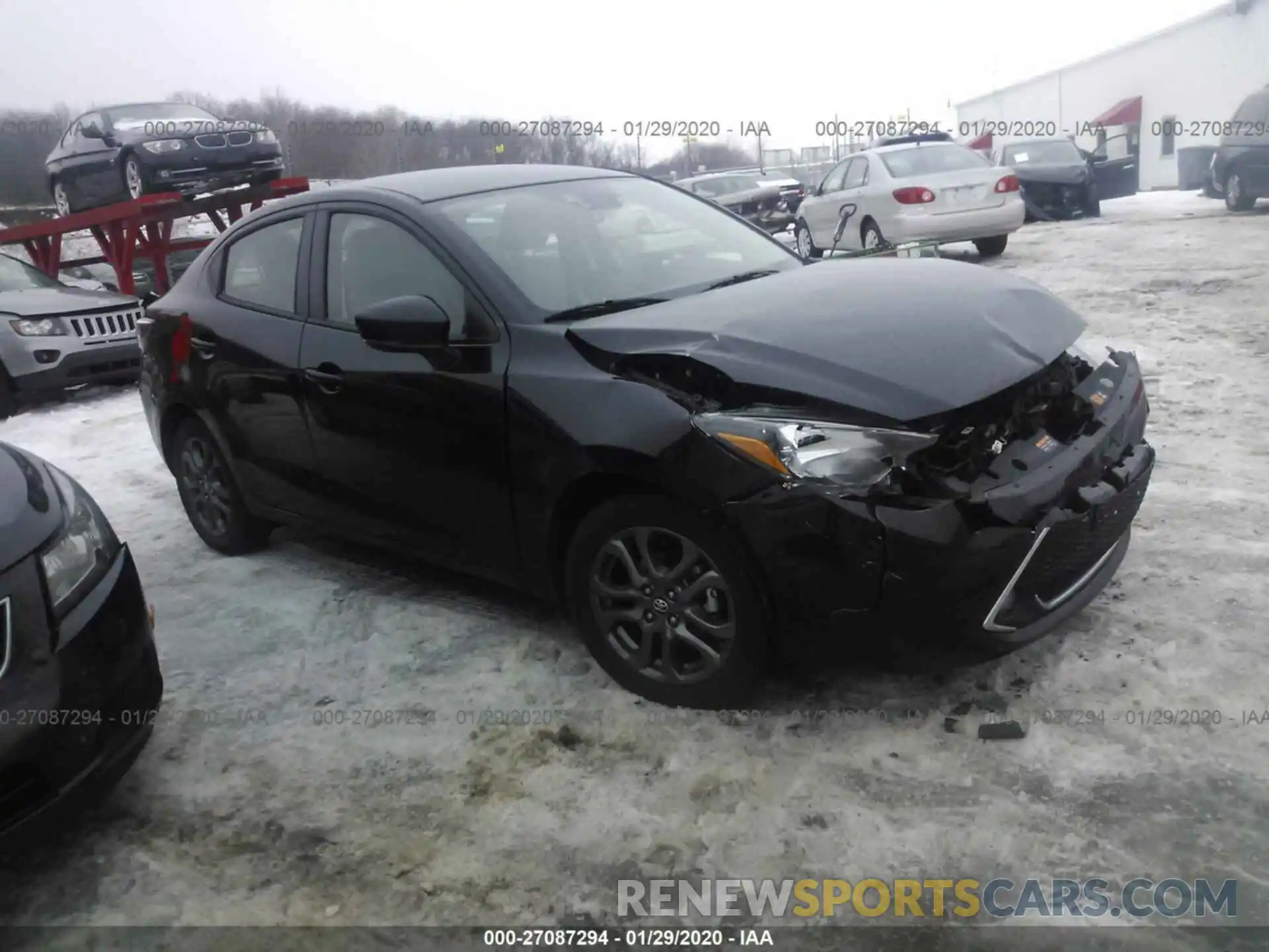 1 Photograph of a damaged car 3MYDLBYV2KY520456 TOYOTA YARIS 2019