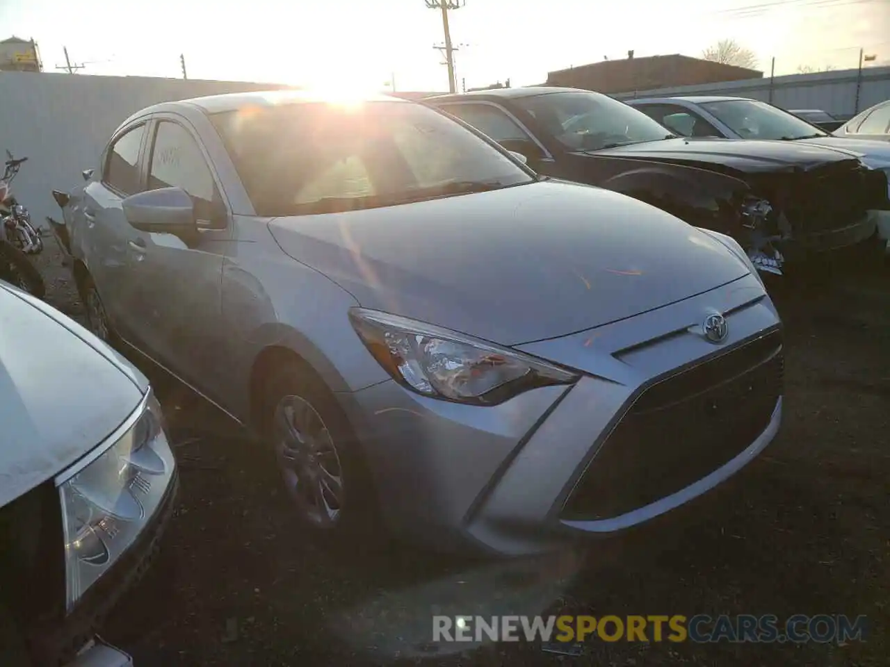 1 Photograph of a damaged car 3MYDLBYV2KY520716 TOYOTA YARIS 2019