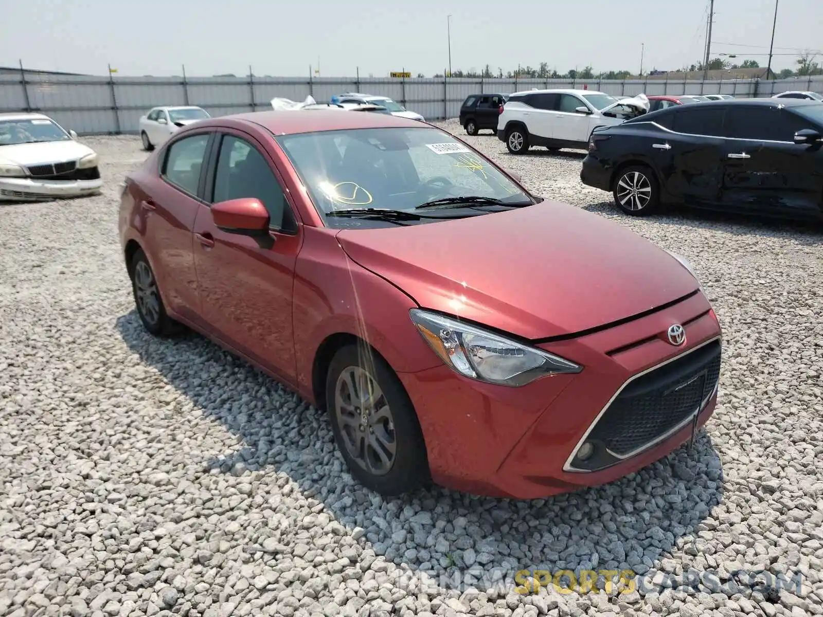 1 Photograph of a damaged car 3MYDLBYV2KY520764 TOYOTA YARIS 2019