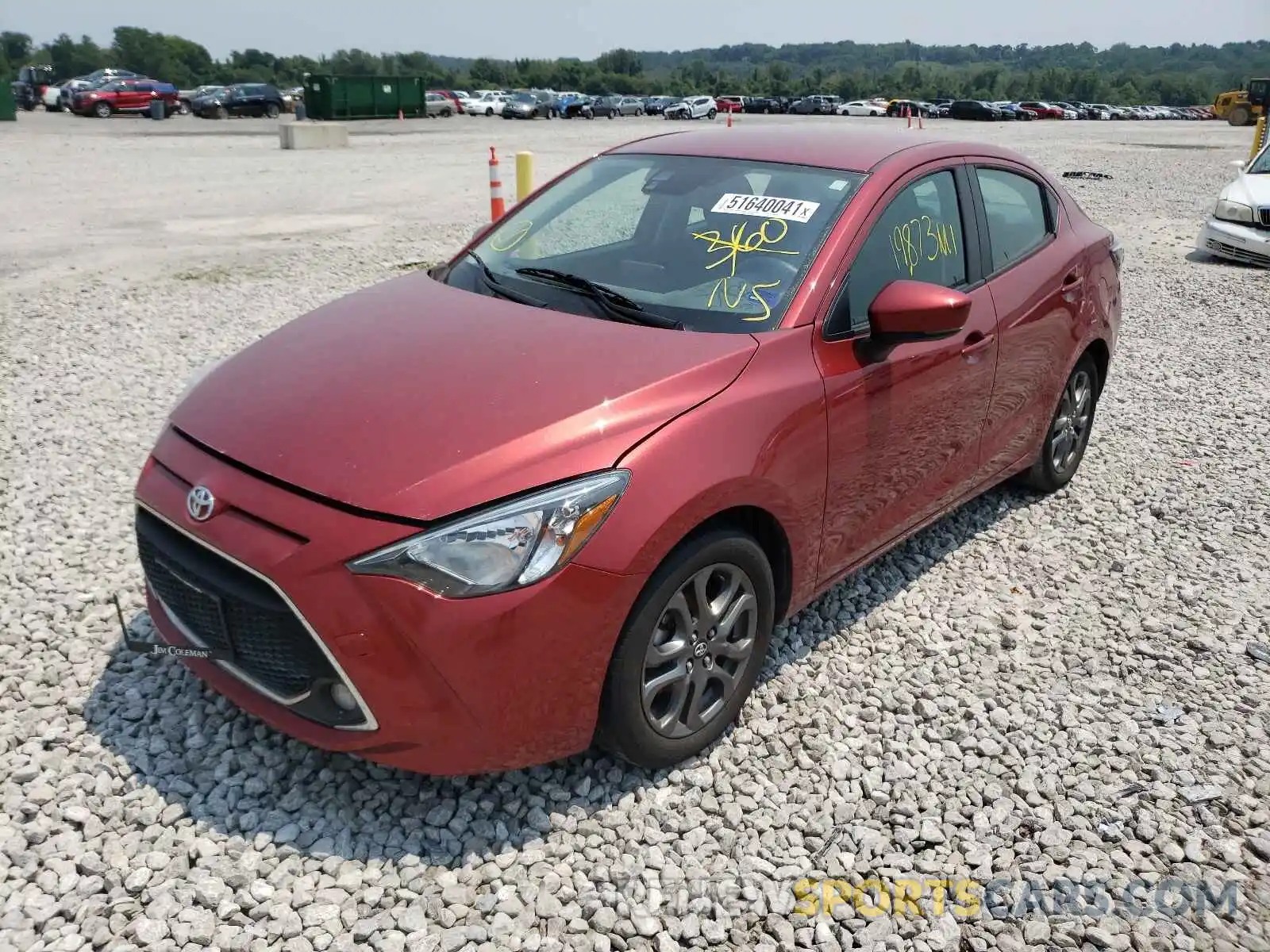 2 Photograph of a damaged car 3MYDLBYV2KY520764 TOYOTA YARIS 2019