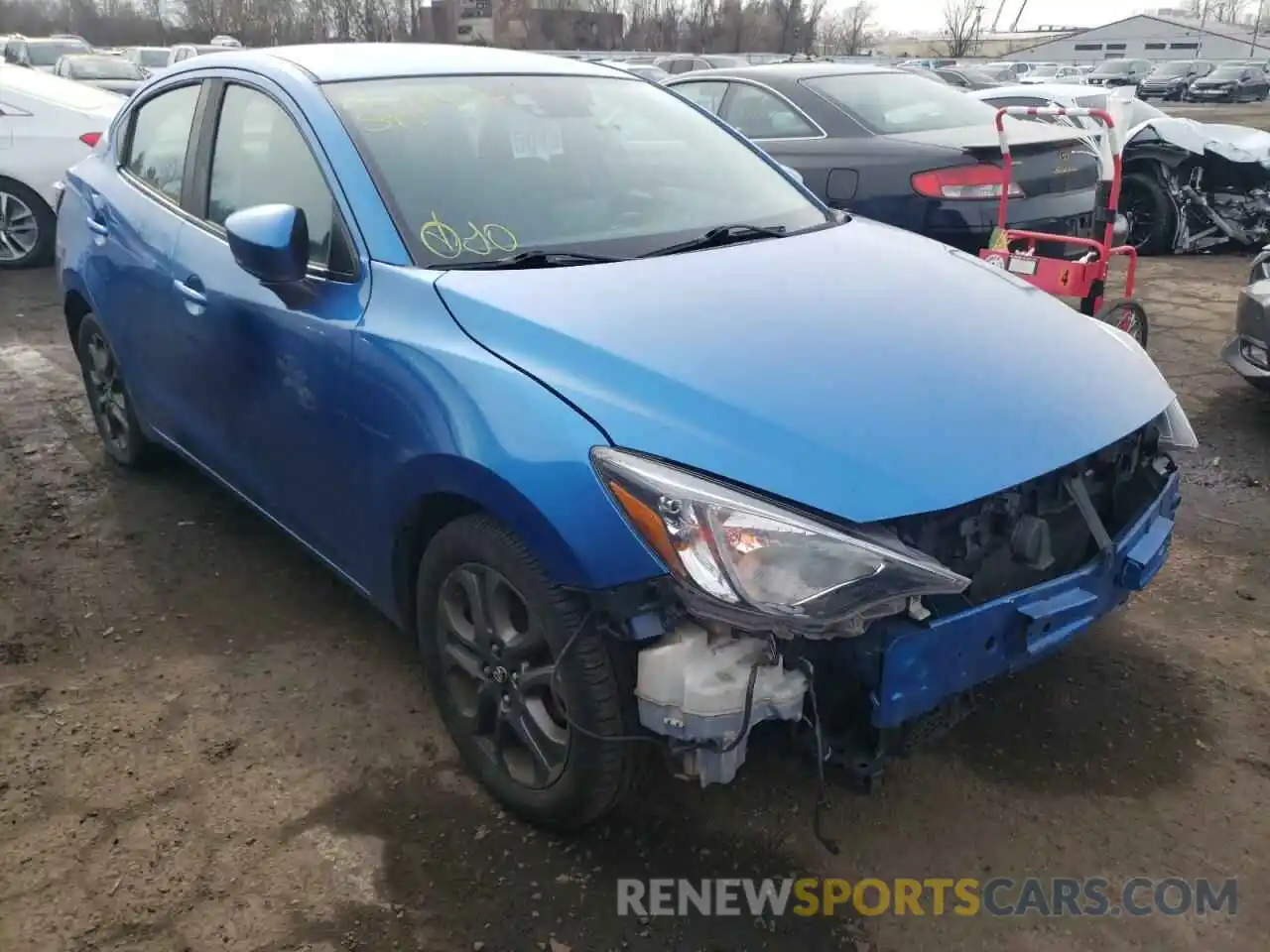 1 Photograph of a damaged car 3MYDLBYV2KY521252 TOYOTA YARIS 2019