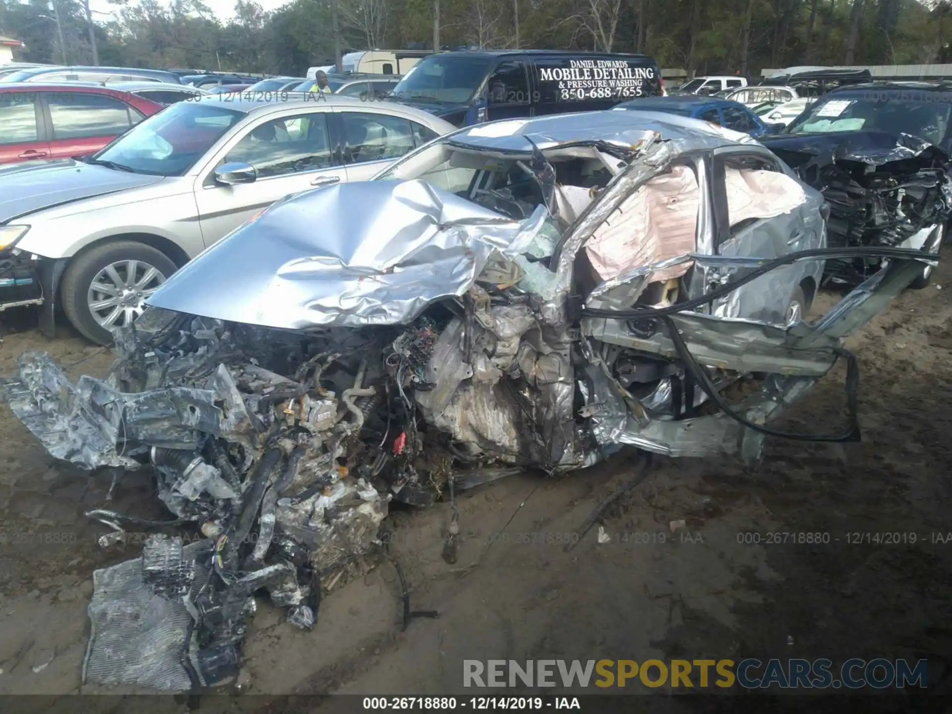 2 Photograph of a damaged car 3MYDLBYV2KY521381 TOYOTA YARIS 2019