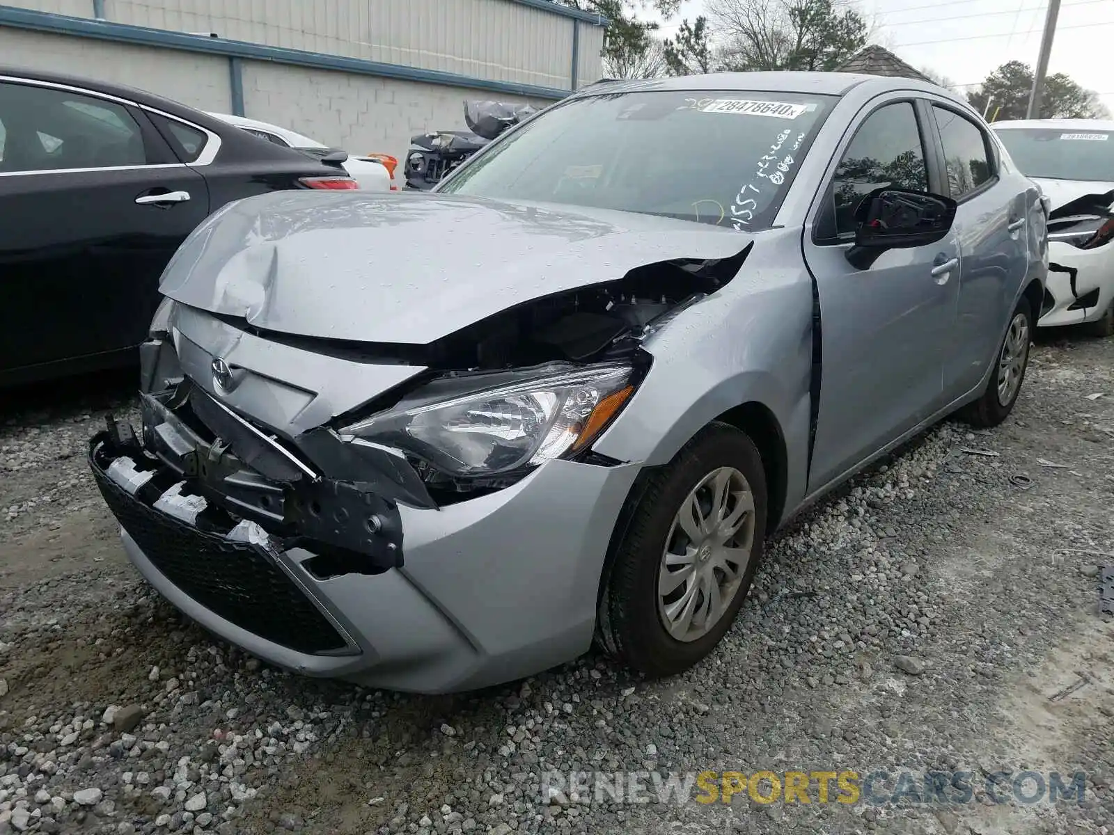 2 Photograph of a damaged car 3MYDLBYV2KY521557 TOYOTA YARIS 2019