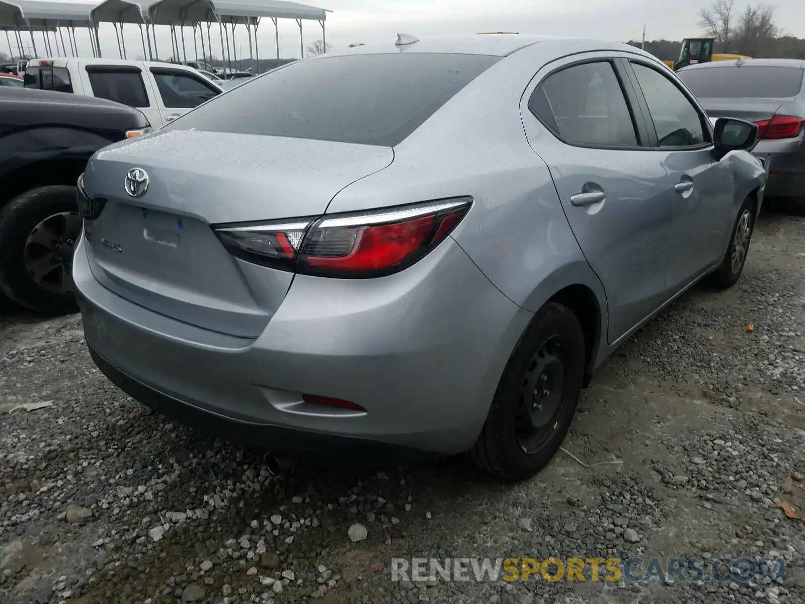 4 Photograph of a damaged car 3MYDLBYV2KY521557 TOYOTA YARIS 2019