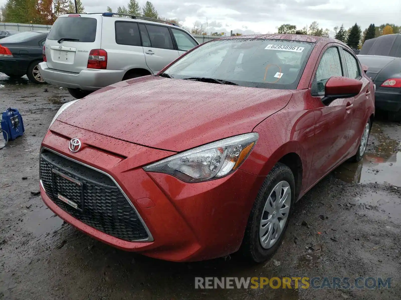 2 Photograph of a damaged car 3MYDLBYV2KY522031 TOYOTA YARIS 2019