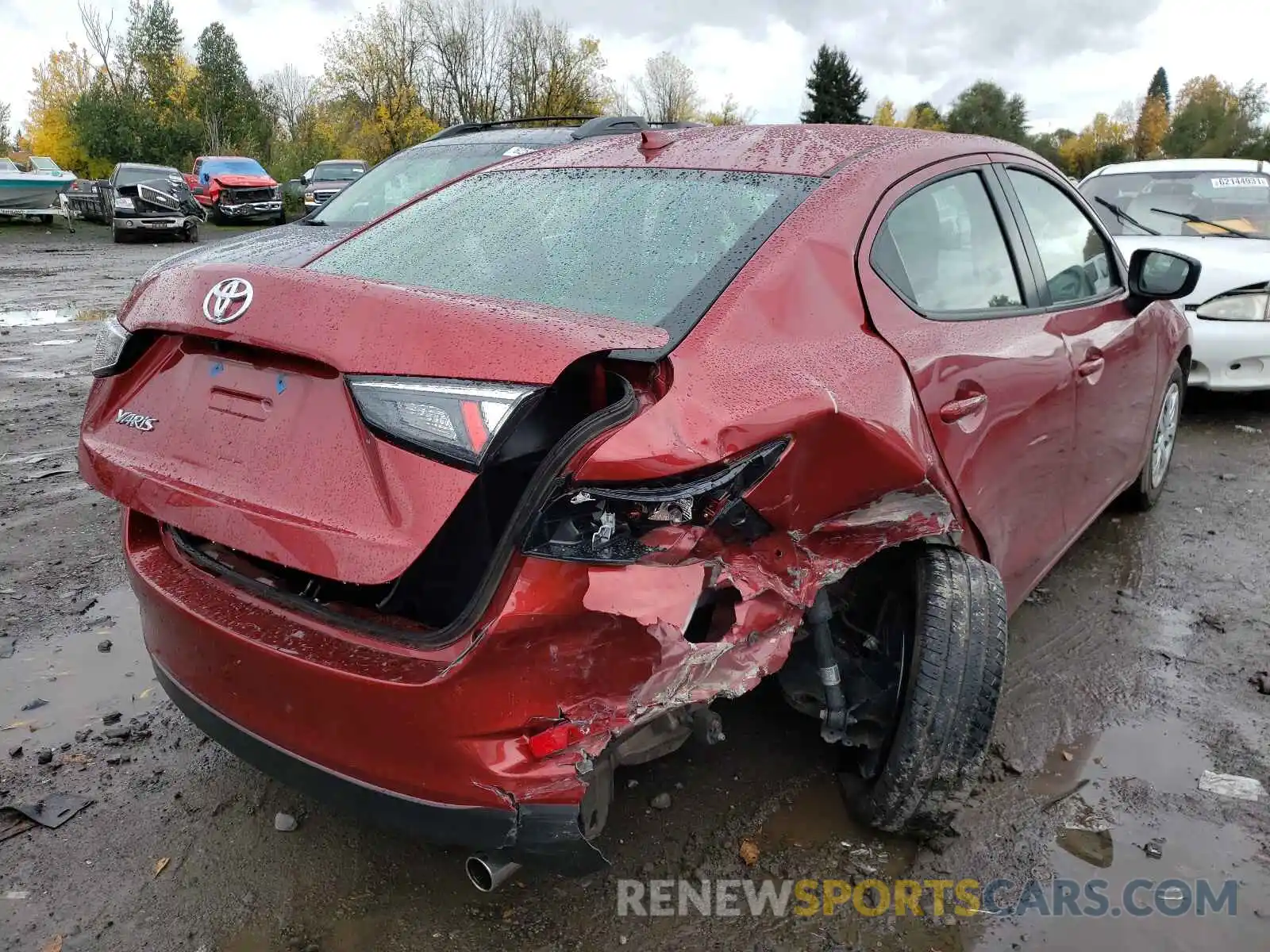 4 Photograph of a damaged car 3MYDLBYV2KY522031 TOYOTA YARIS 2019