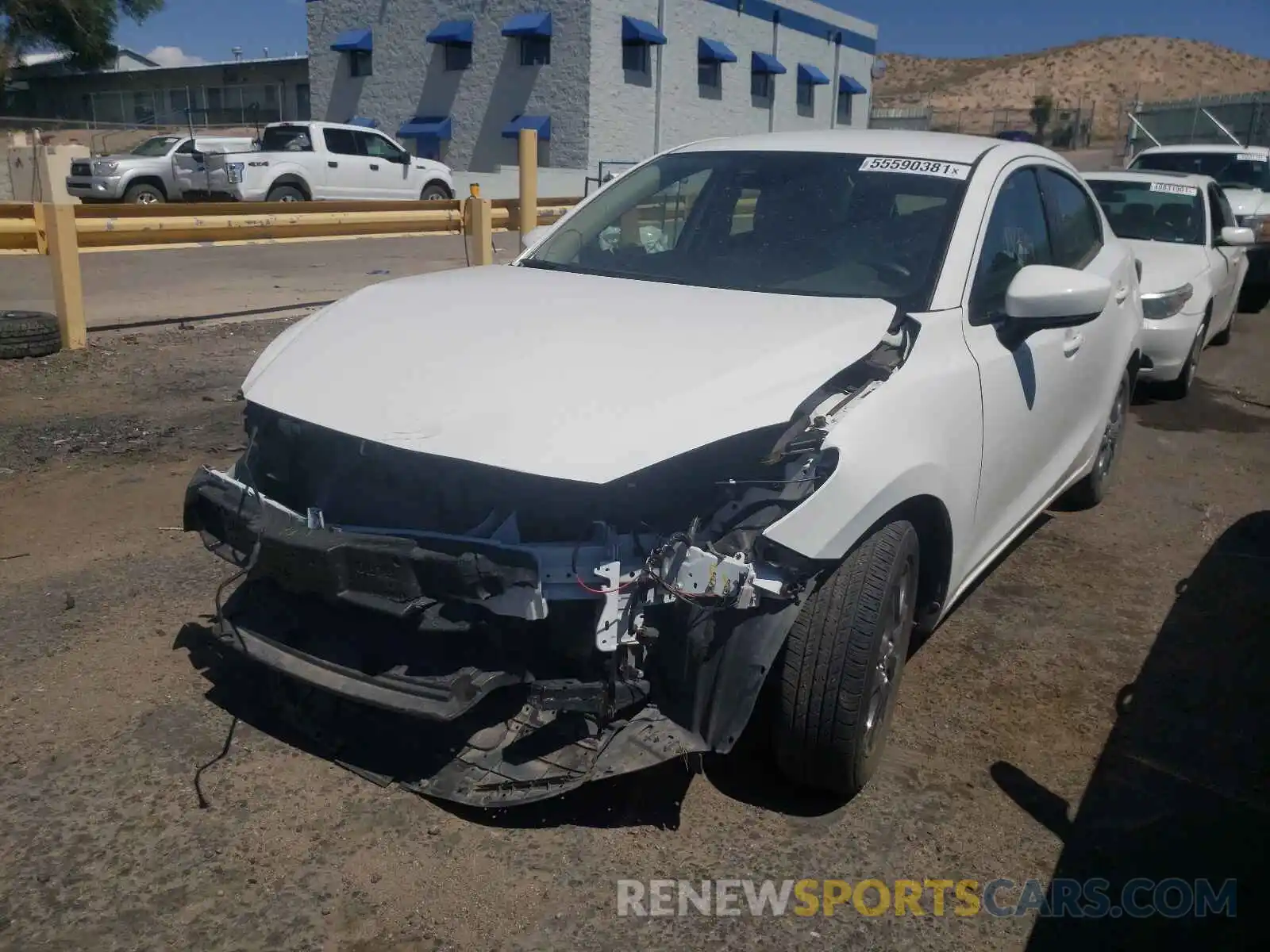 2 Photograph of a damaged car 3MYDLBYV2KY522160 TOYOTA YARIS 2019