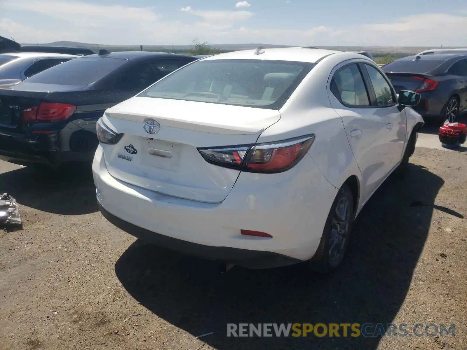 4 Photograph of a damaged car 3MYDLBYV2KY522160 TOYOTA YARIS 2019