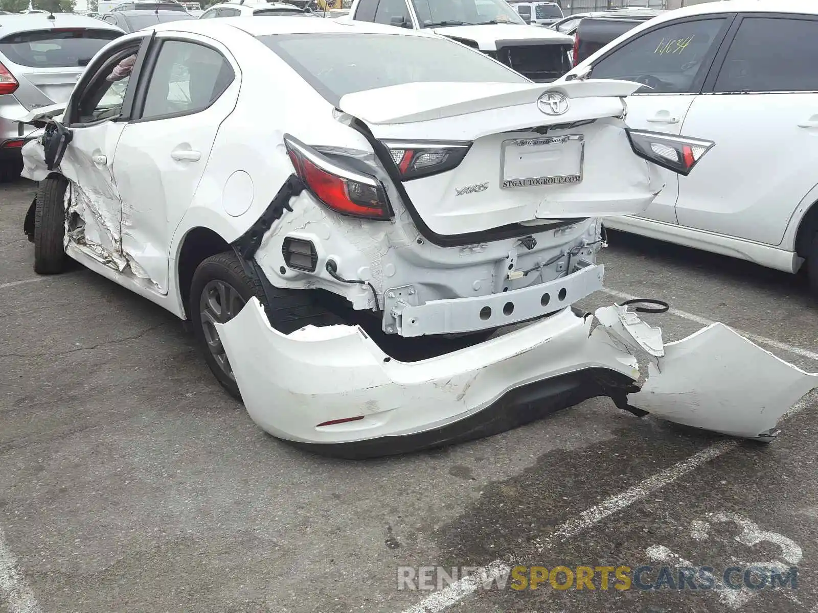 3 Photograph of a damaged car 3MYDLBYV2KY522272 TOYOTA YARIS 2019