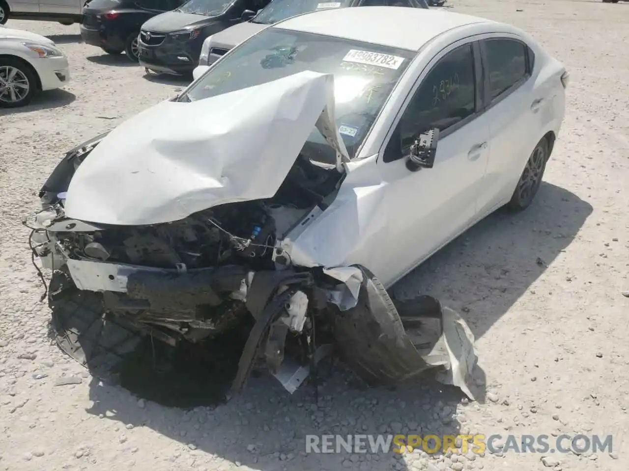 2 Photograph of a damaged car 3MYDLBYV2KY522398 TOYOTA YARIS 2019